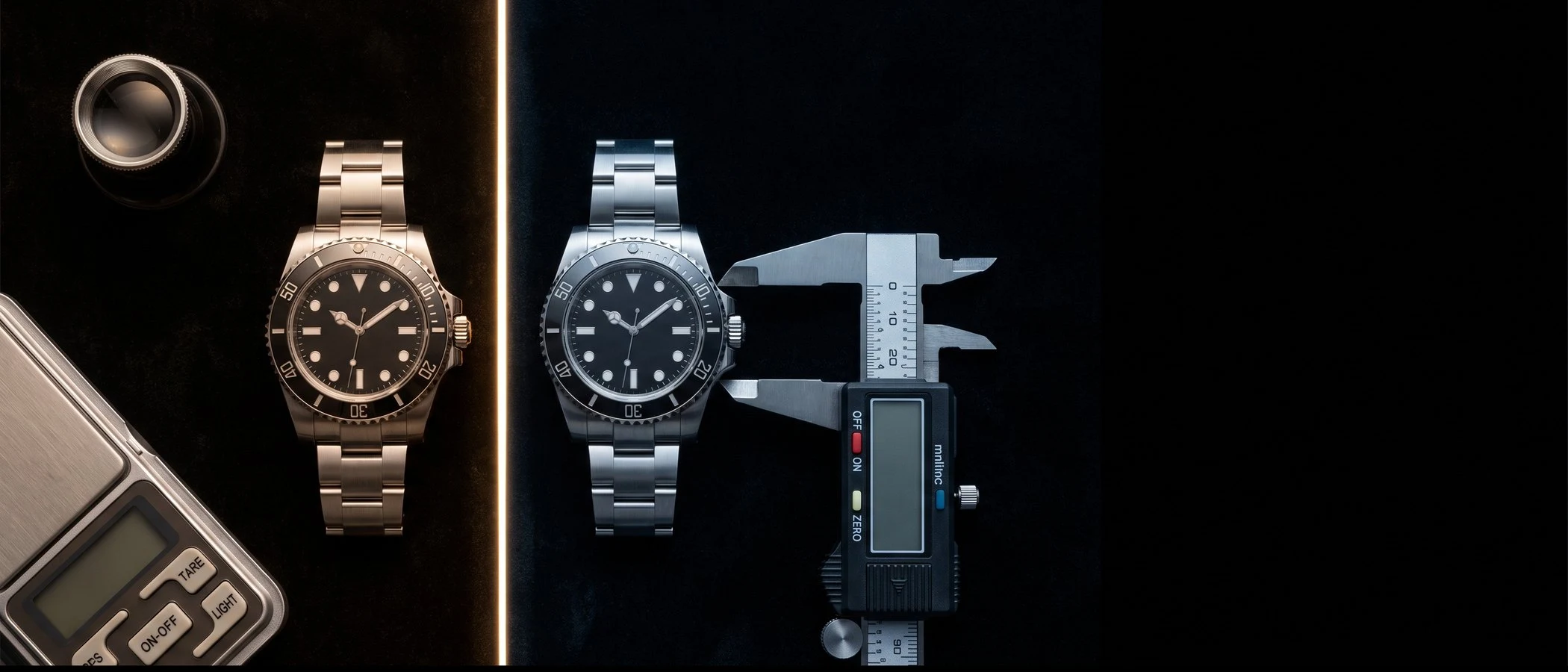 Rolex GMT-Master II Orijinal ve ETA Saat Kumpas ve Terazi Ölçüm Kıyaslaması