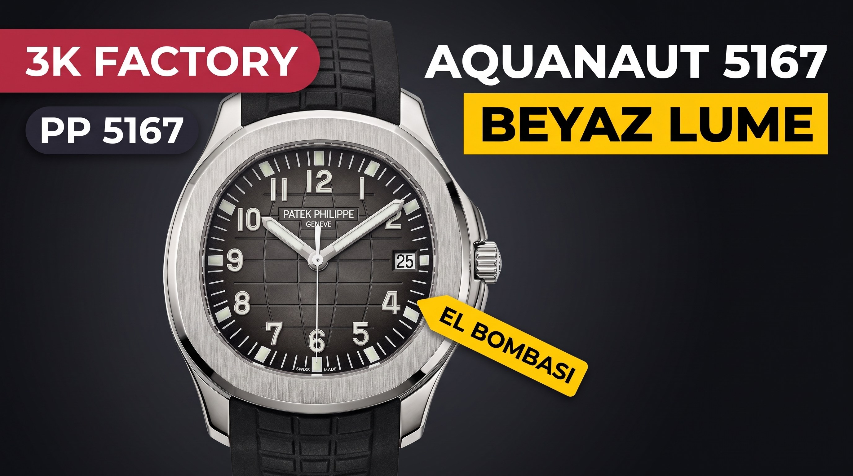 Patek Philippe Aquanaut 5167 3K Factory İncelemesi