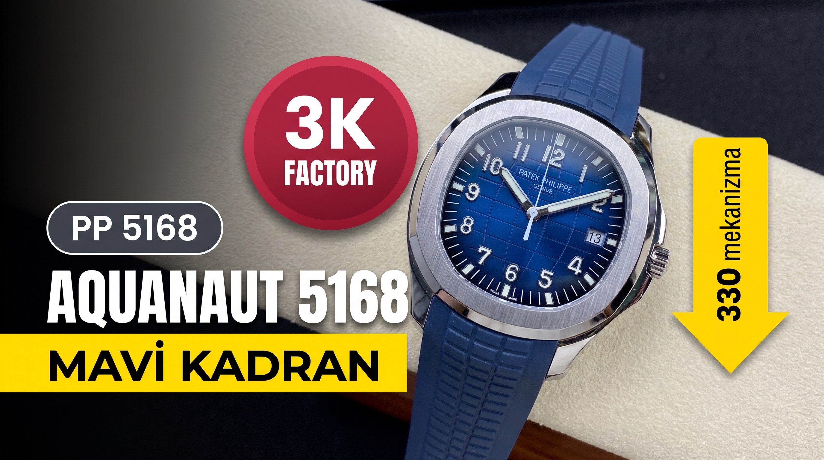 Patek Philippe Aquanaut 5168 3K Factory İncelemesi