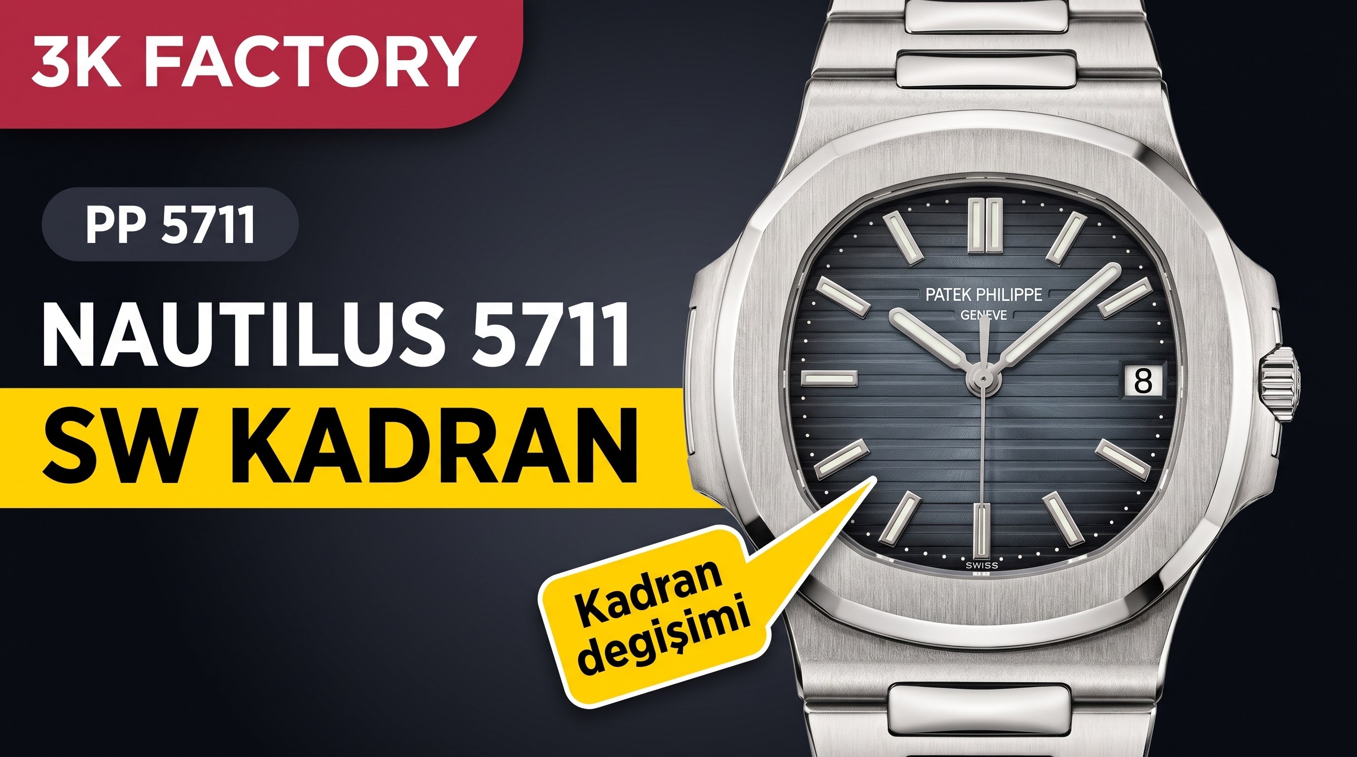 Patek Philippe Nautilus 5711 3K Factory İncelemesi