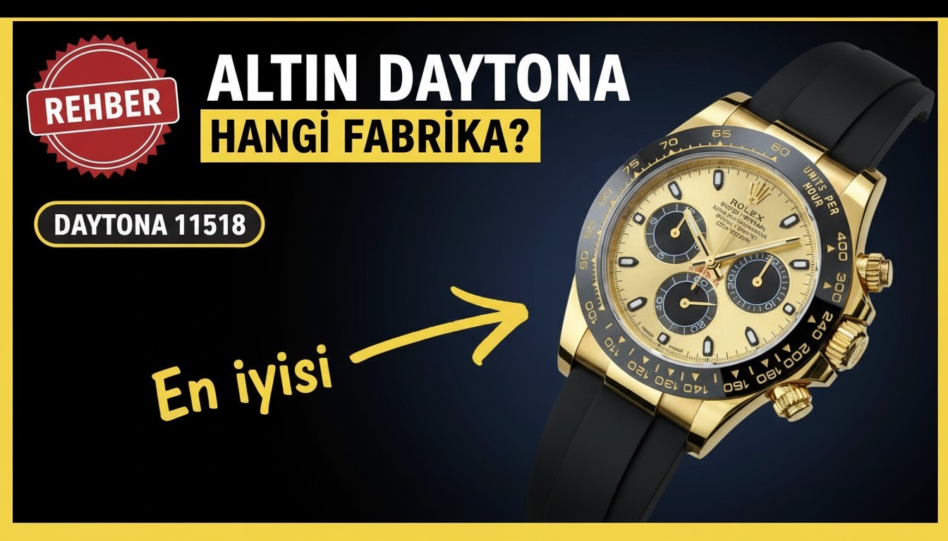 Rolex Daytona 116518 Clean Factory İncelemesi