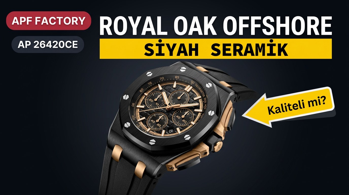 APF Factory Audemars Piguet Royal Oak Offshore 26420CE siyah seramik kaliteli mi?