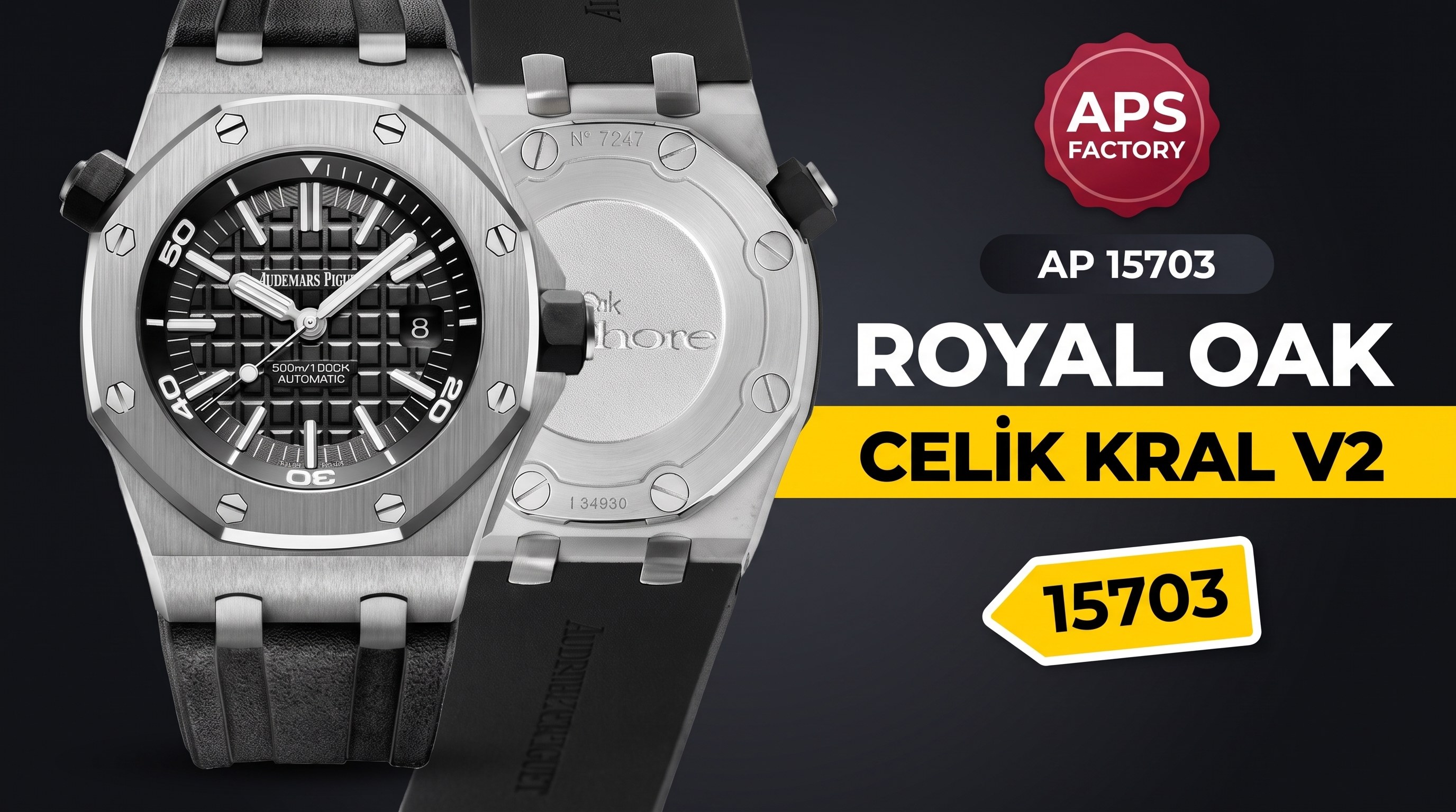 Audemars Piguet Royal Oak Offshore 15703 APS İnc...