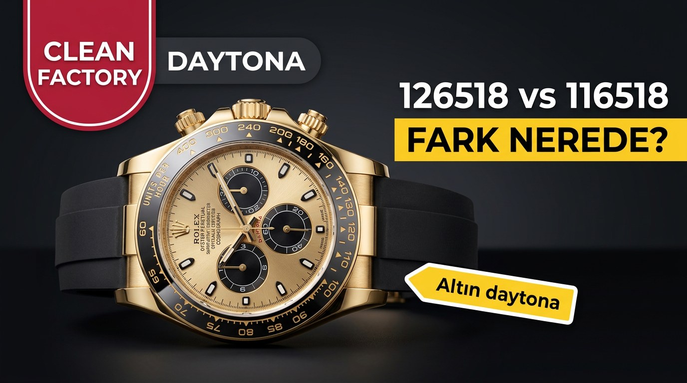 Rolex Daytona 126518 Clean Factory İncelemesi