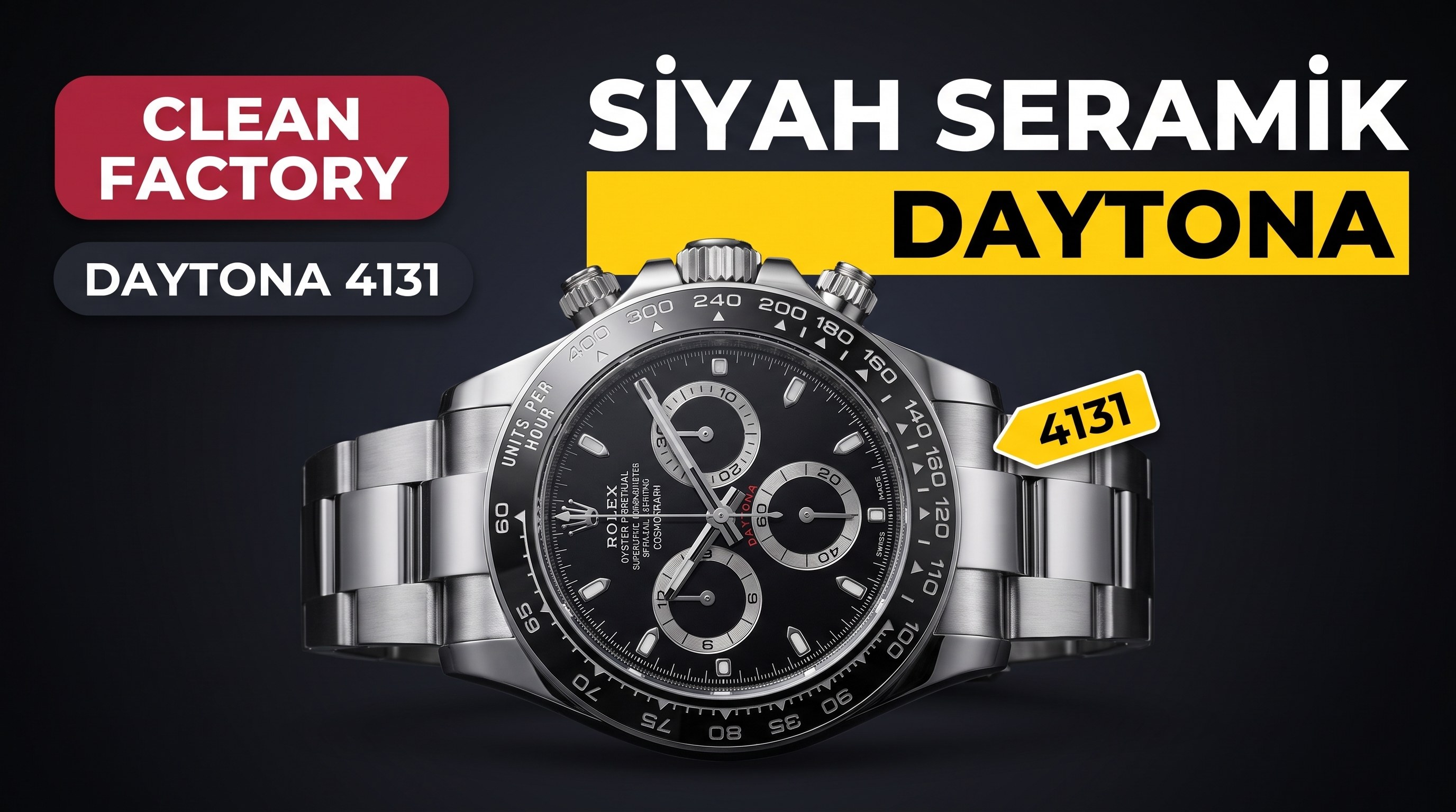 Rolex Daytona 4131 Clean Factory İncelemesi