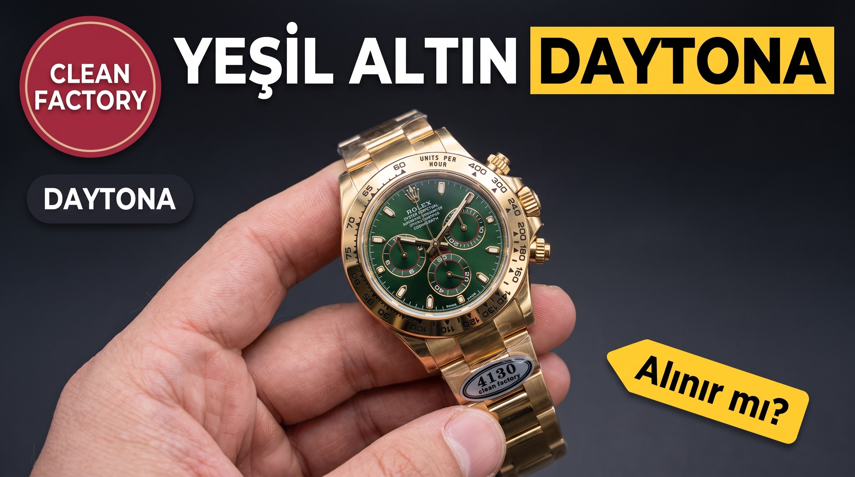 Rolex Daytona Clean Factory İncelemesi