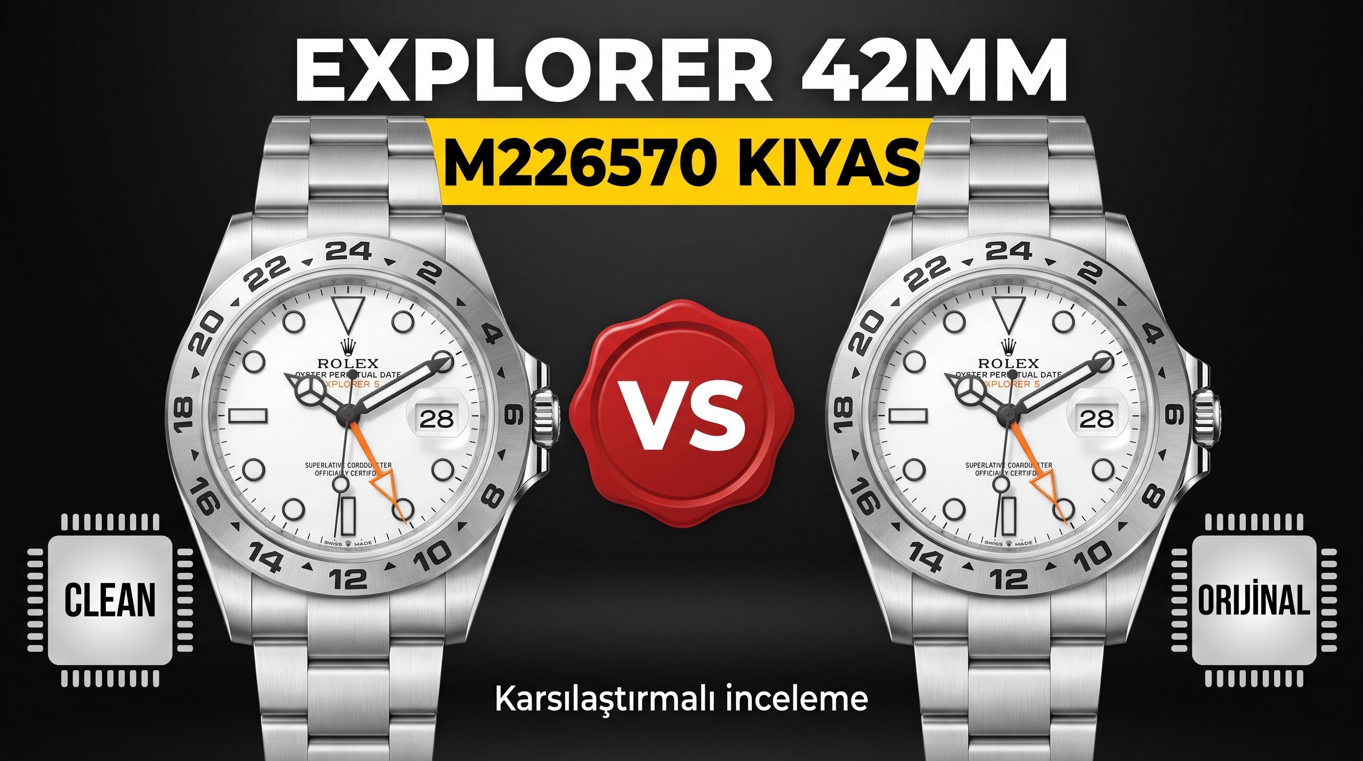 Rolex Explorer M226570 Clean Factory İncelemesi