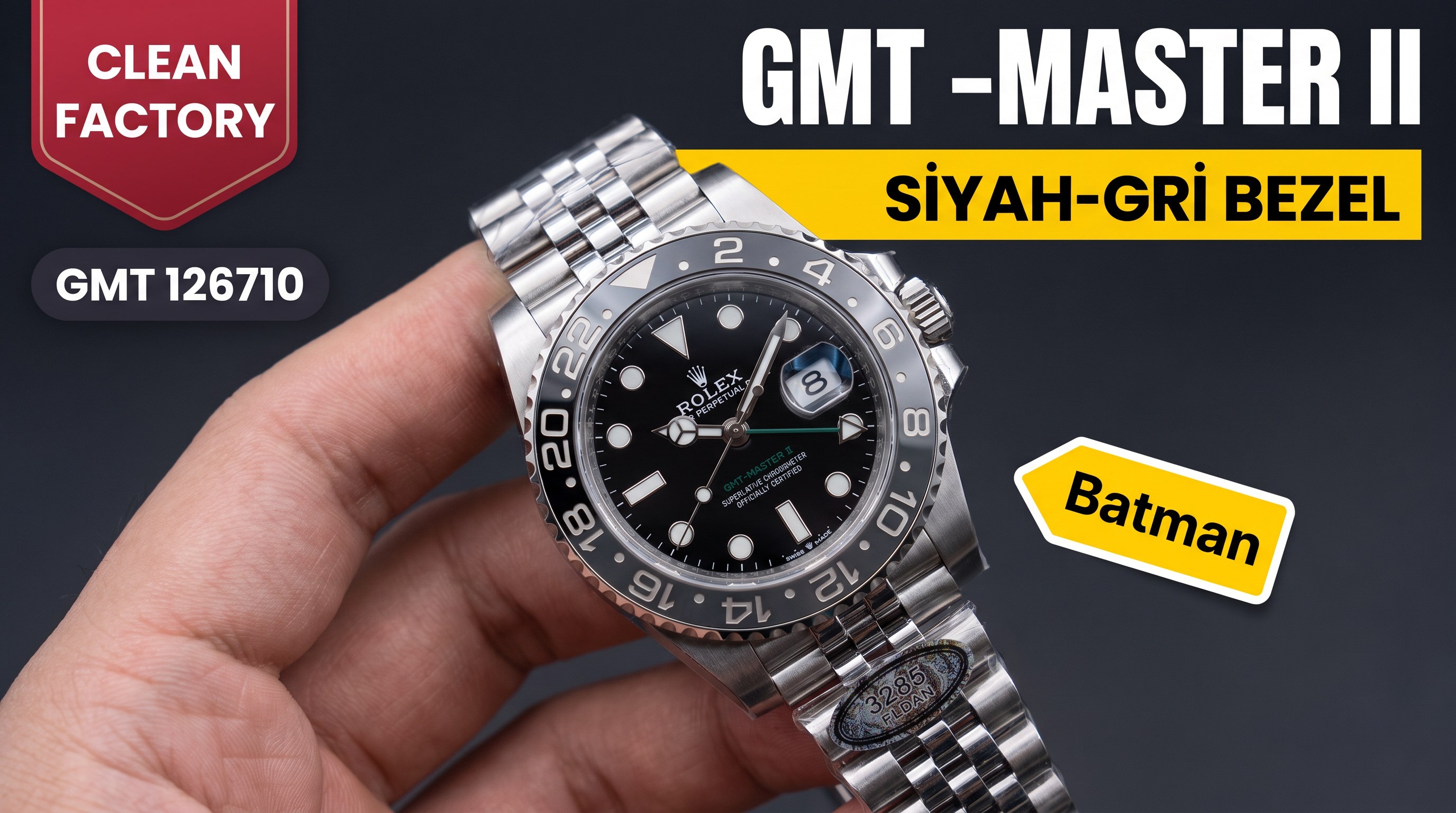 Rolex GMT-Master II 126710 Clean Factory İncelemesi