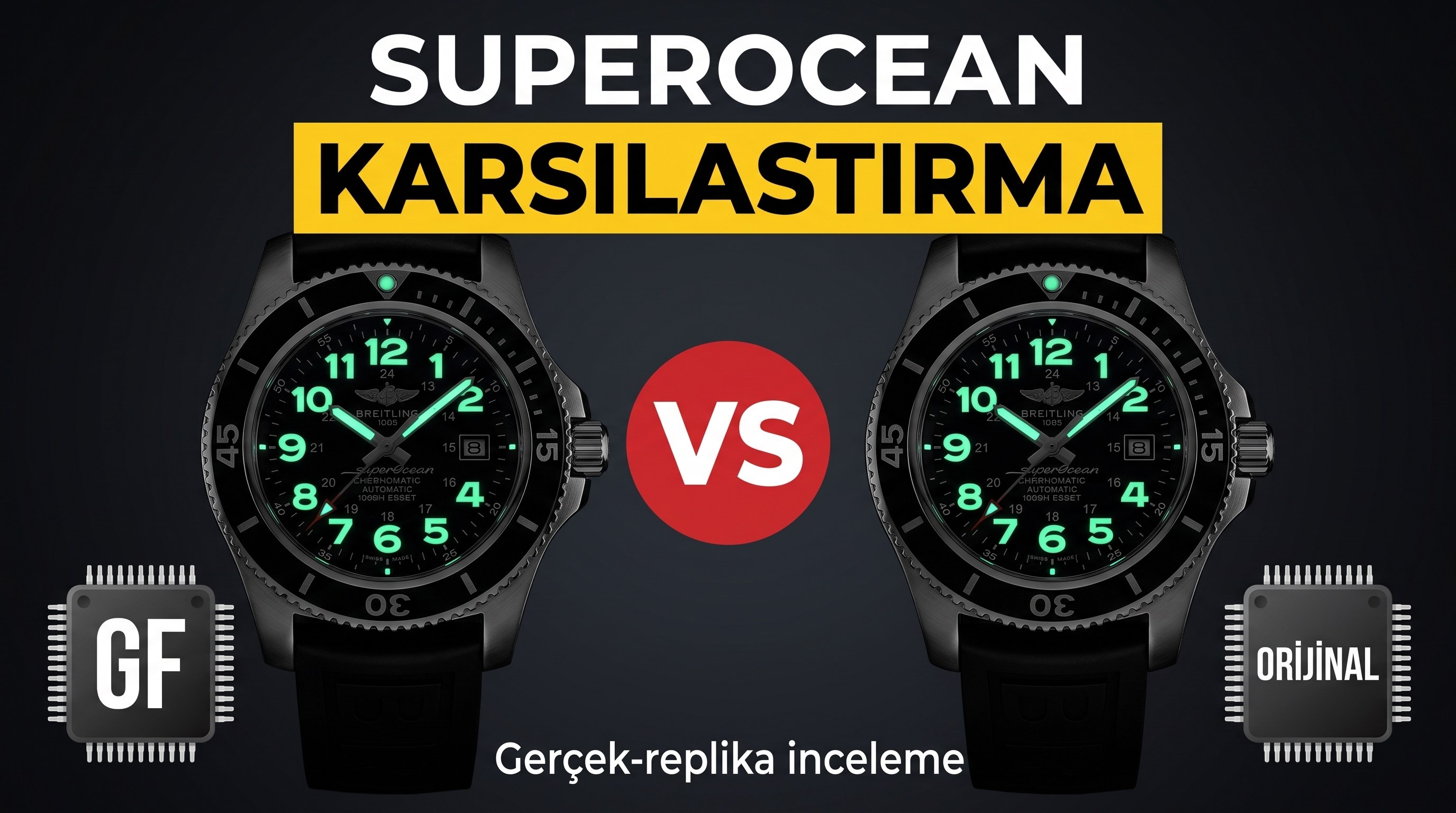 GF Factory Breitling Superocean Karşılaştırmalı İnceleme