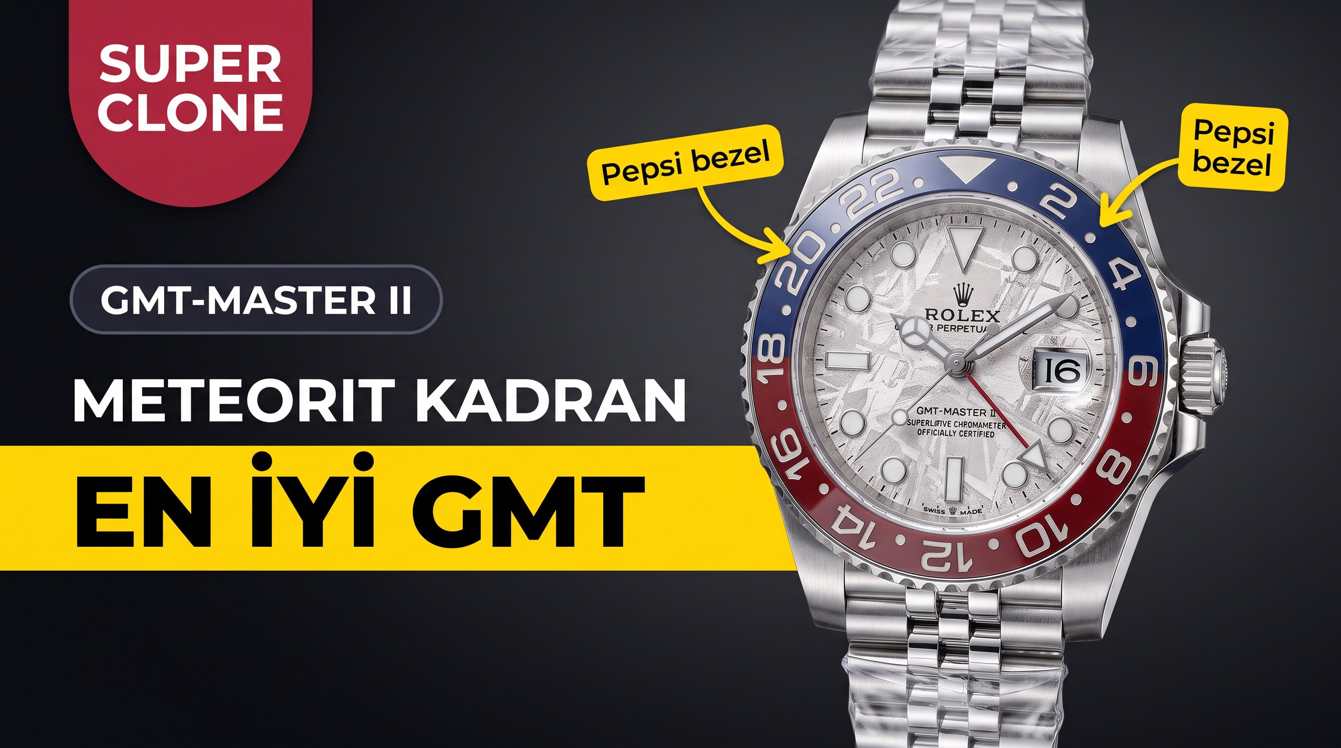 Rolex GMT-Master II Clean Factory İncelemesi