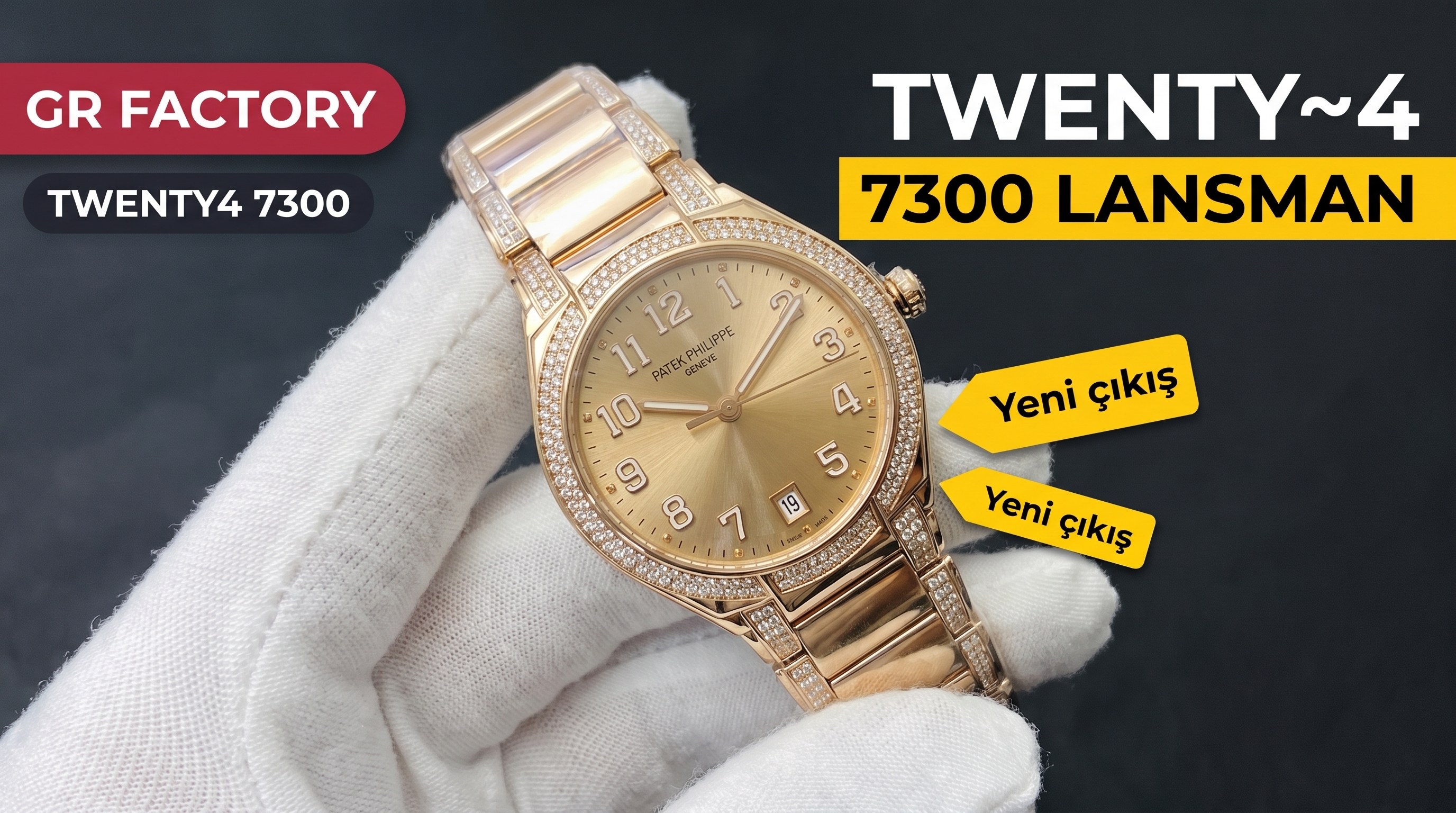 GR Factory2023 Patek Philippe TWENTY~4 Serisi 7300 Göz Kamaştıran Lansman