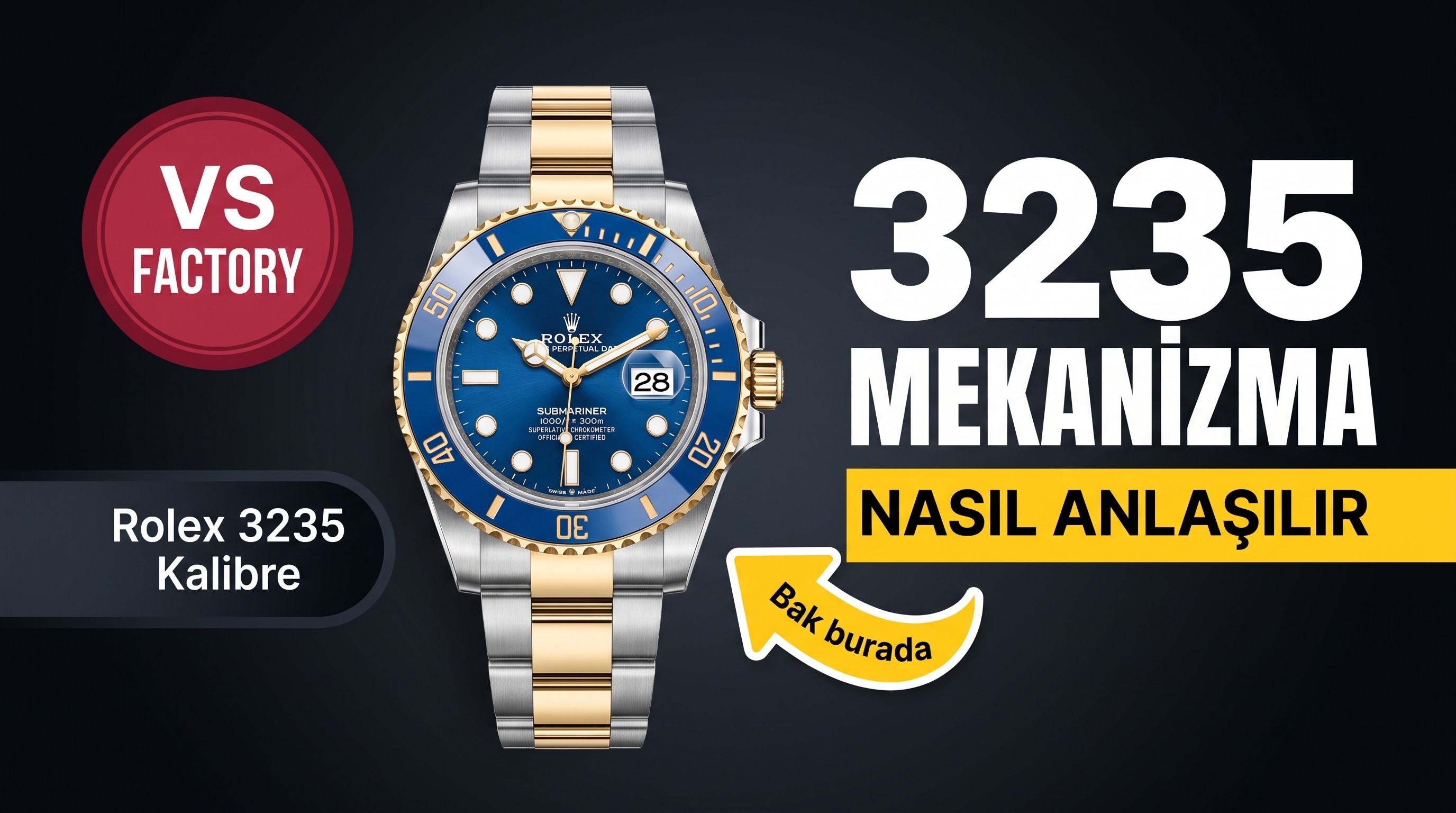 Rolex VS Factory Replika Saat İncelemesi