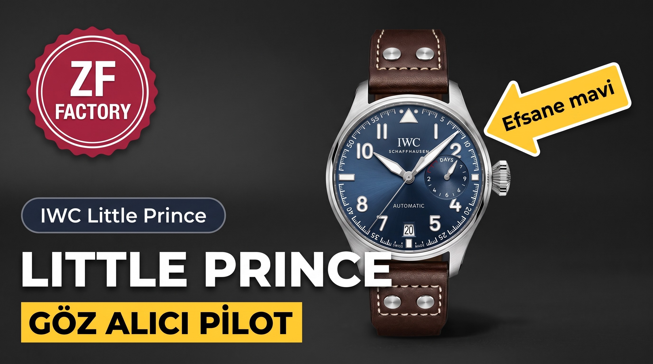 ZF Factory IWC Pilot Little Prince Saat Dostlarını Kazanabilir mi?