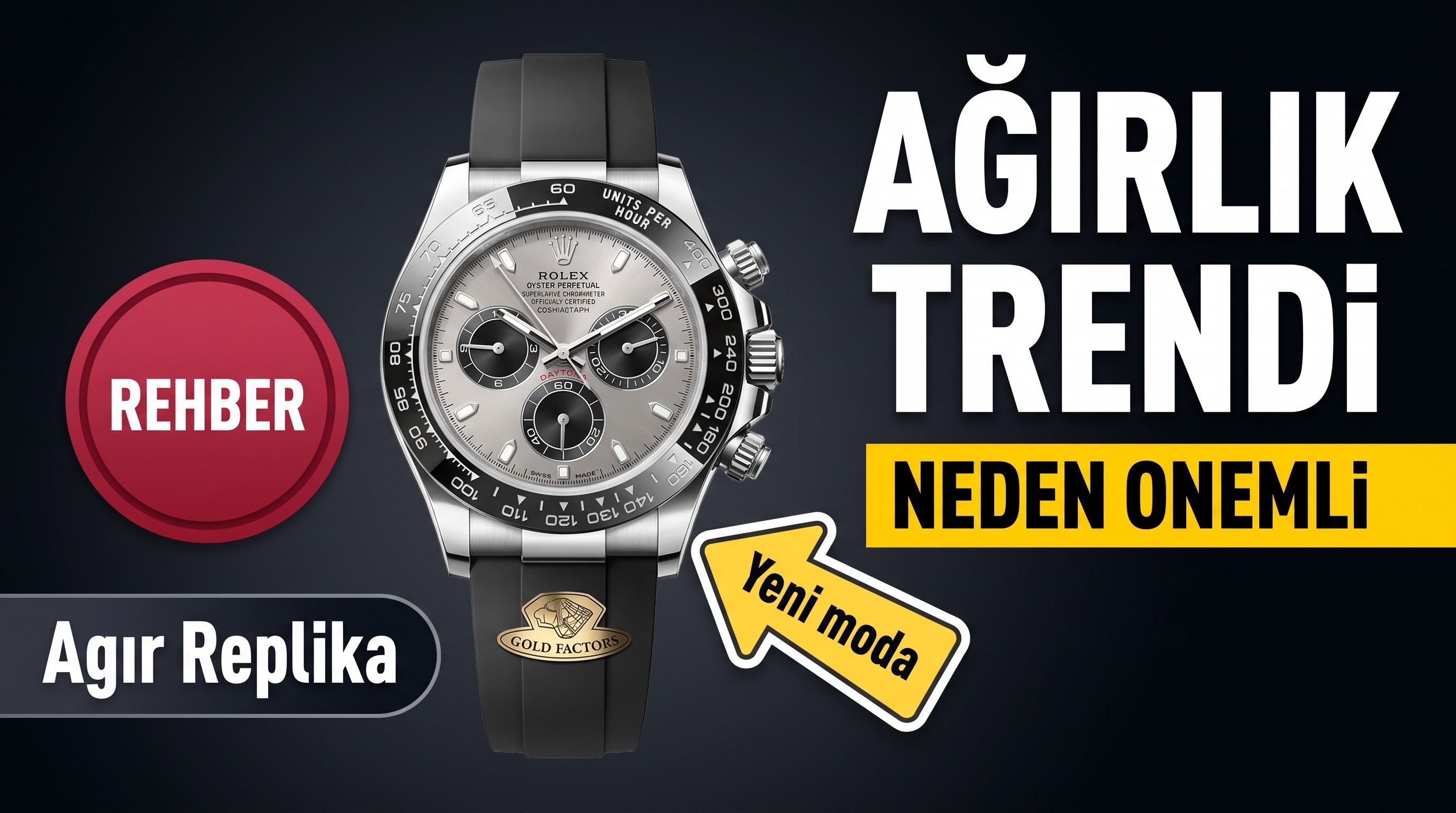 Yeni Trend – Ağırlığı Artırılmış Replika Saatler
