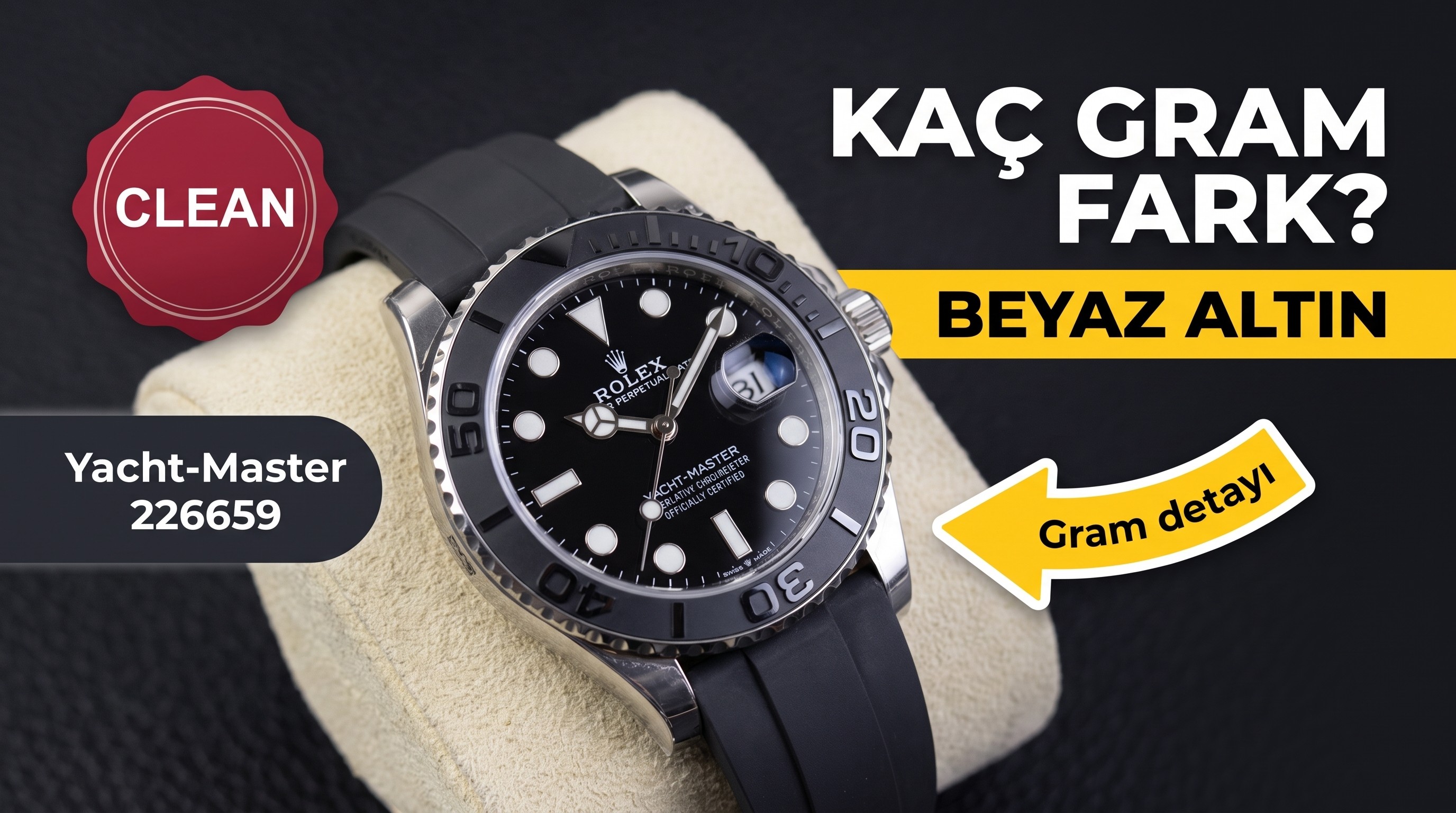 Rolex Yacht-Master 226659 Clean Factory İncelemesi