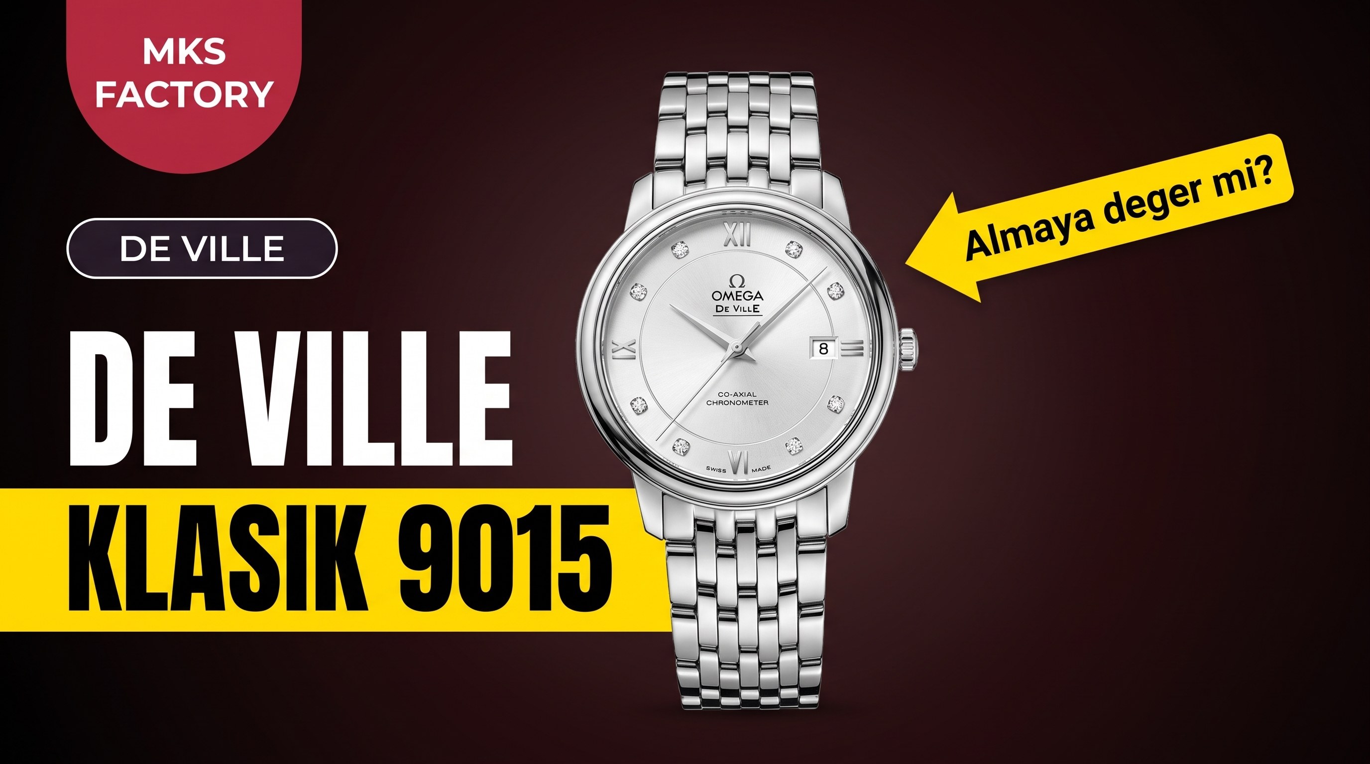 MKS Factory Omega De Ville klasik saat 9015 mekanizmalı replika nasıl? Almaya değer mi?