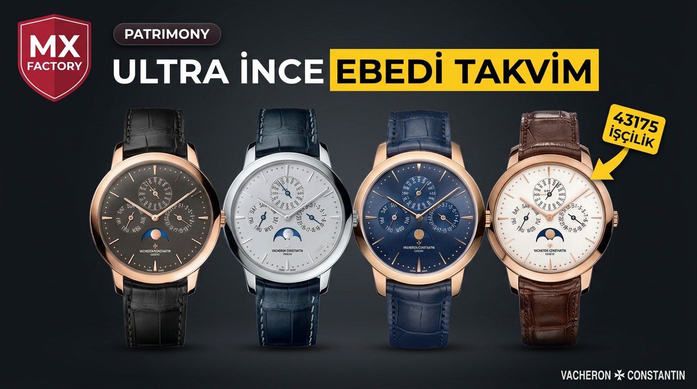 MX Factory Patrimony serisi ultra ince ebedi takvim saati 43175'in işçiliği nasıl?