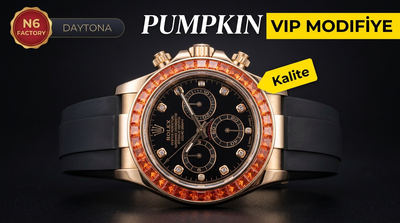 N6 Factory Daytona Pumpkin VIP Gizli Modifiye Replikasının Kalitesi Nasıl?