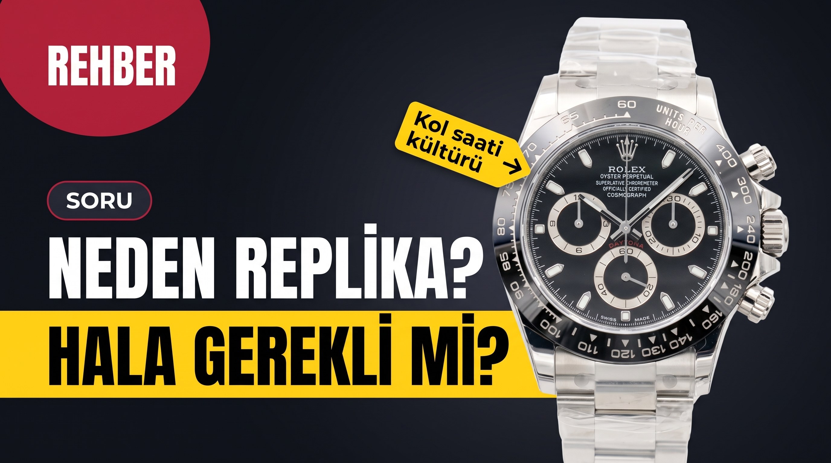 Neden Replika Saat Alınır - Kol Saati Takmak Hâl...