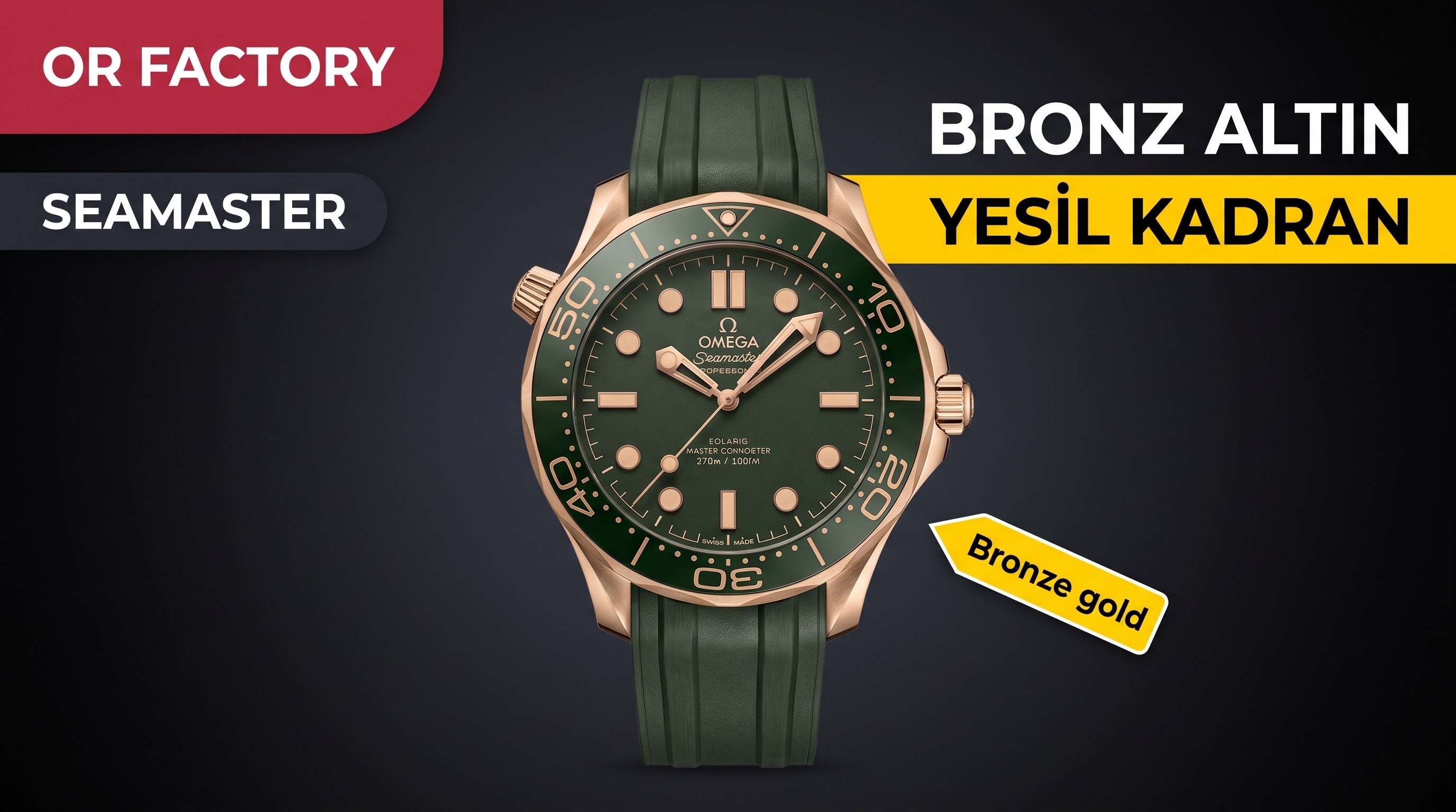 OR Factory Seamaster Bronze Gold Green