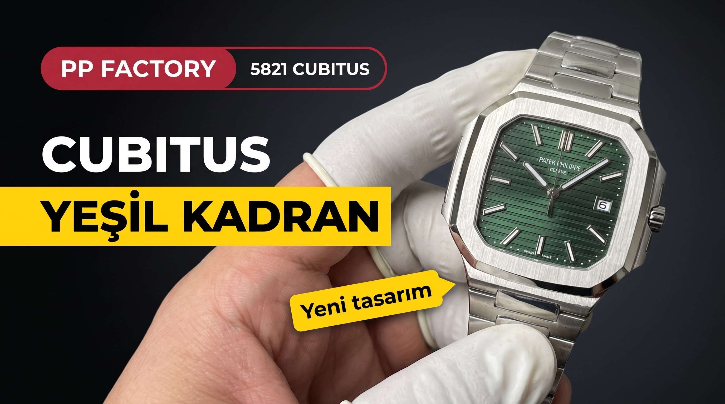 Patek Philippe Cubitus 5821 Fotoğrafları