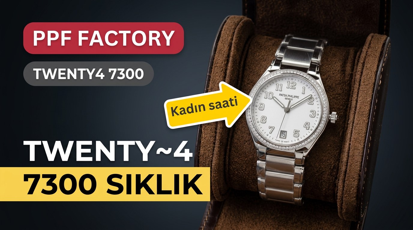 PPF Factory Patek Philippe Twenty~4 serisi 7300 göz kamaştıran şıklığıyla sahnede