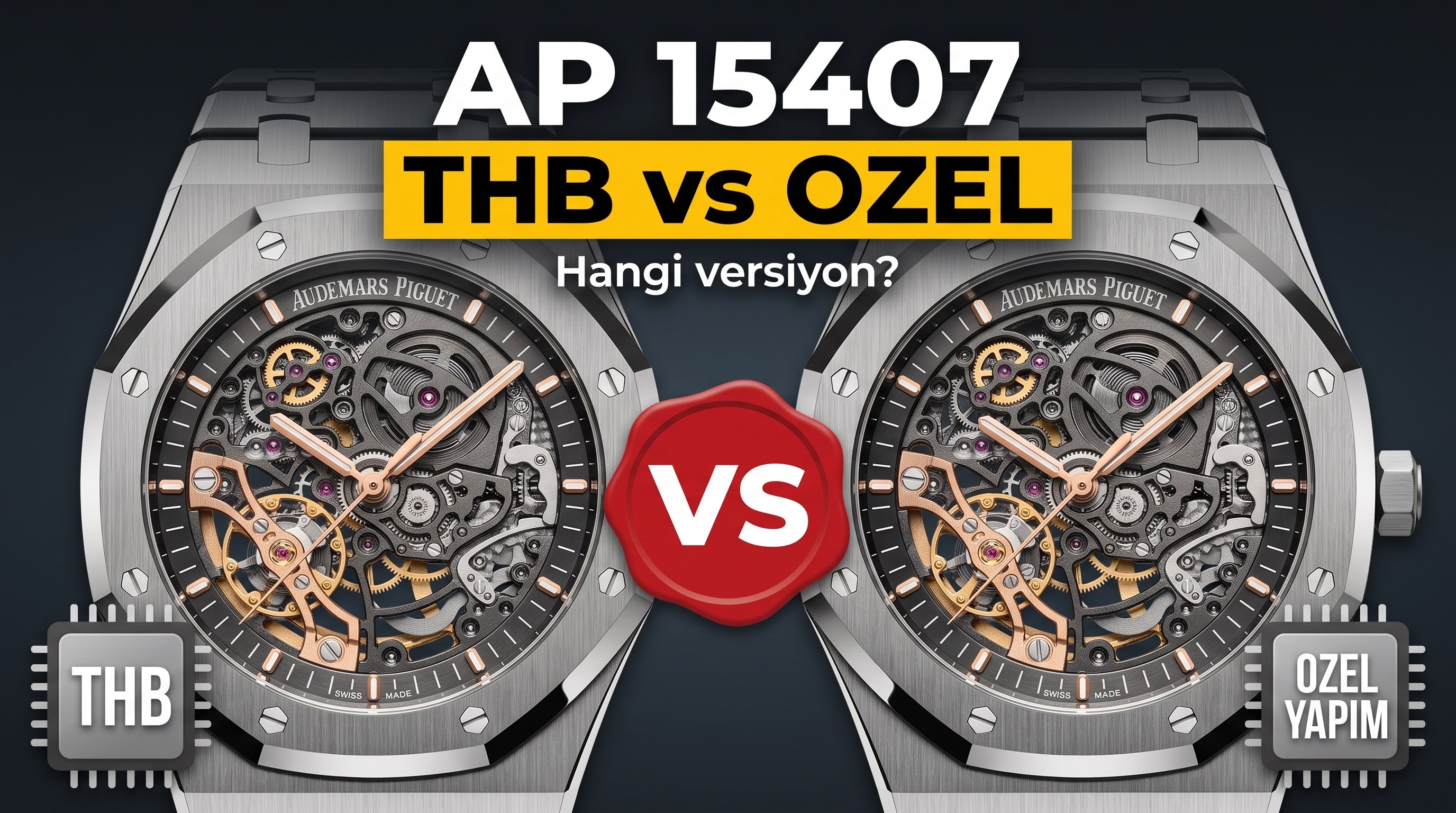 Vergleich zwischen Thb 15407 und maßgeschneiderter Version