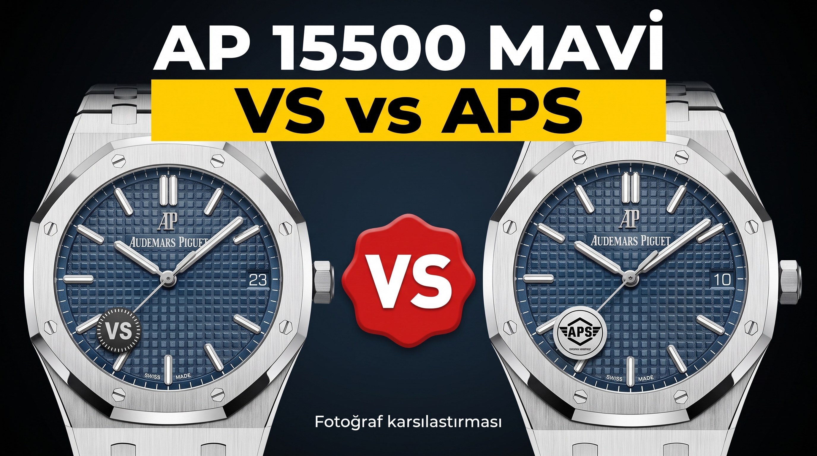 Blue AP 15500 Fotovergleich zwischen VS und APS