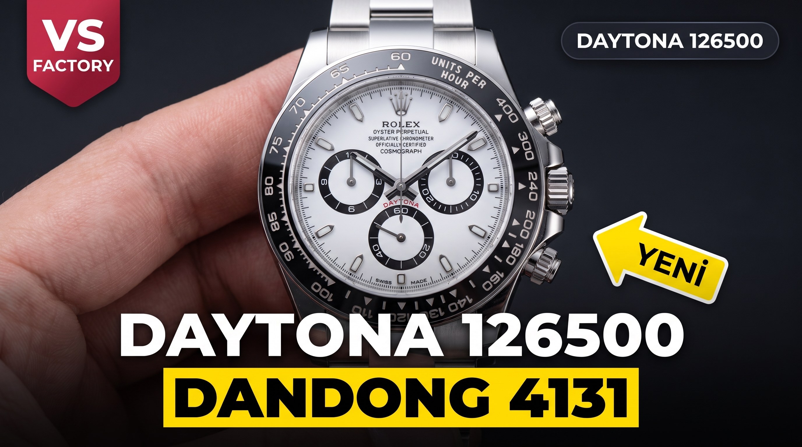 Rolex Daytona 126500 VS Factory İncelemesi