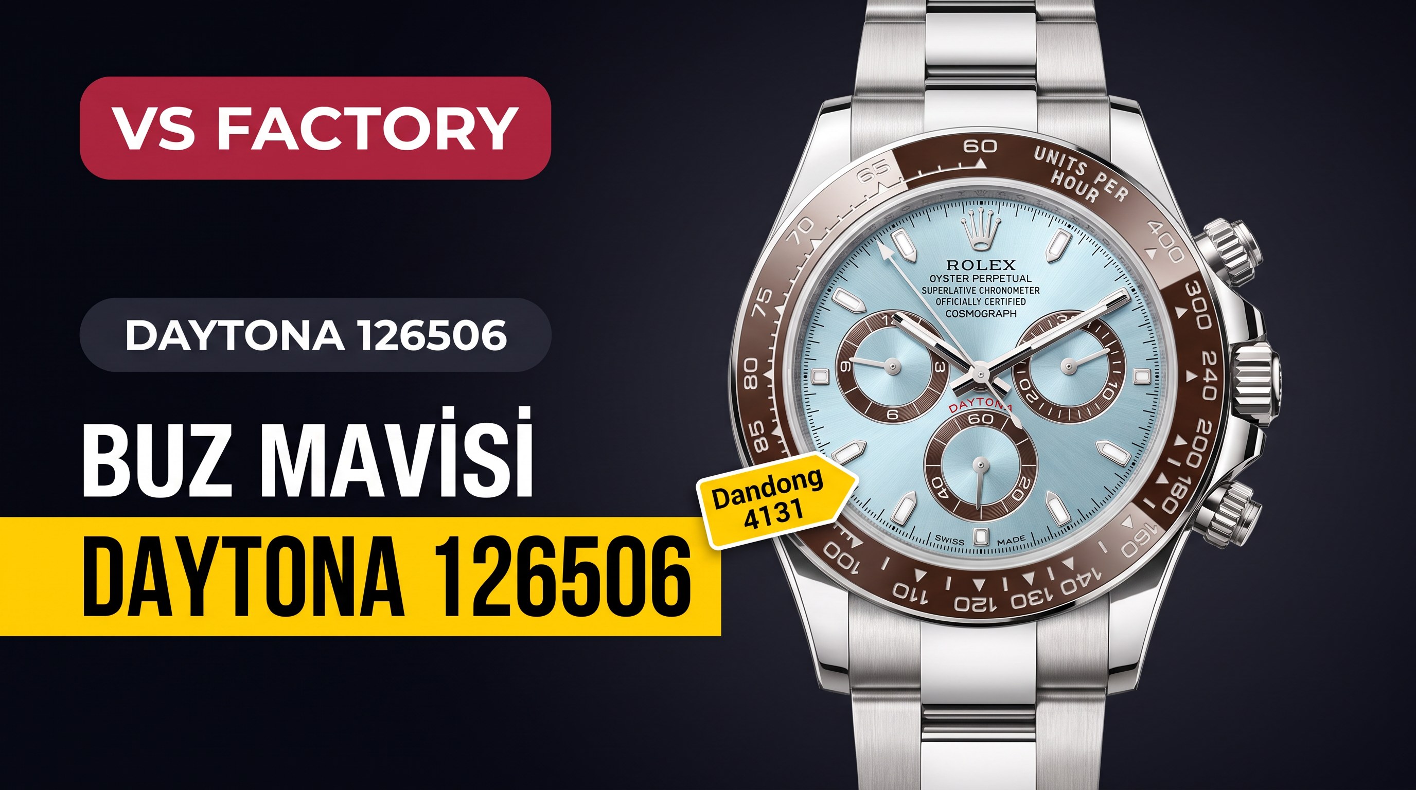 Rolex Daytona 126506 VS Factory İncelemesi