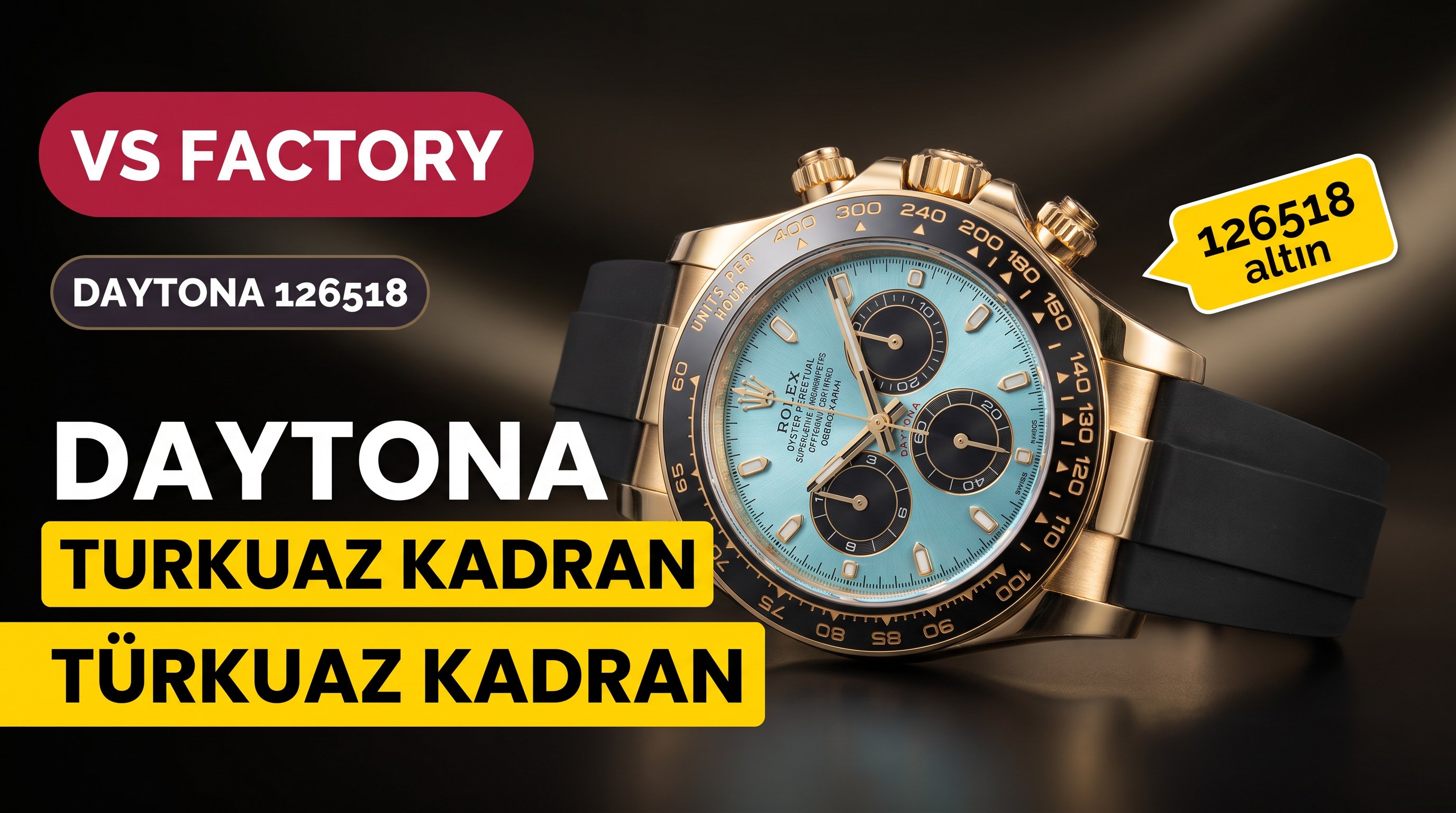 Rolex Daytona 126518 VS Factory İncelemesi