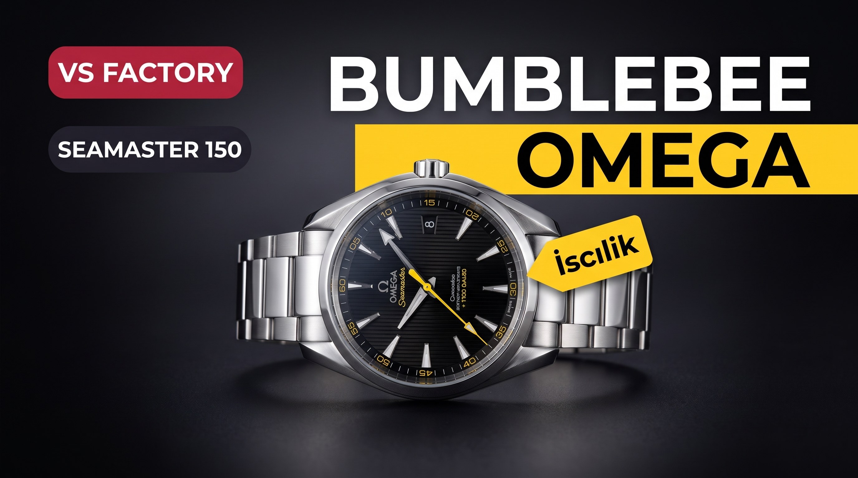 Vs Factory Omega Bumblebee Replika Saat Isciligi...