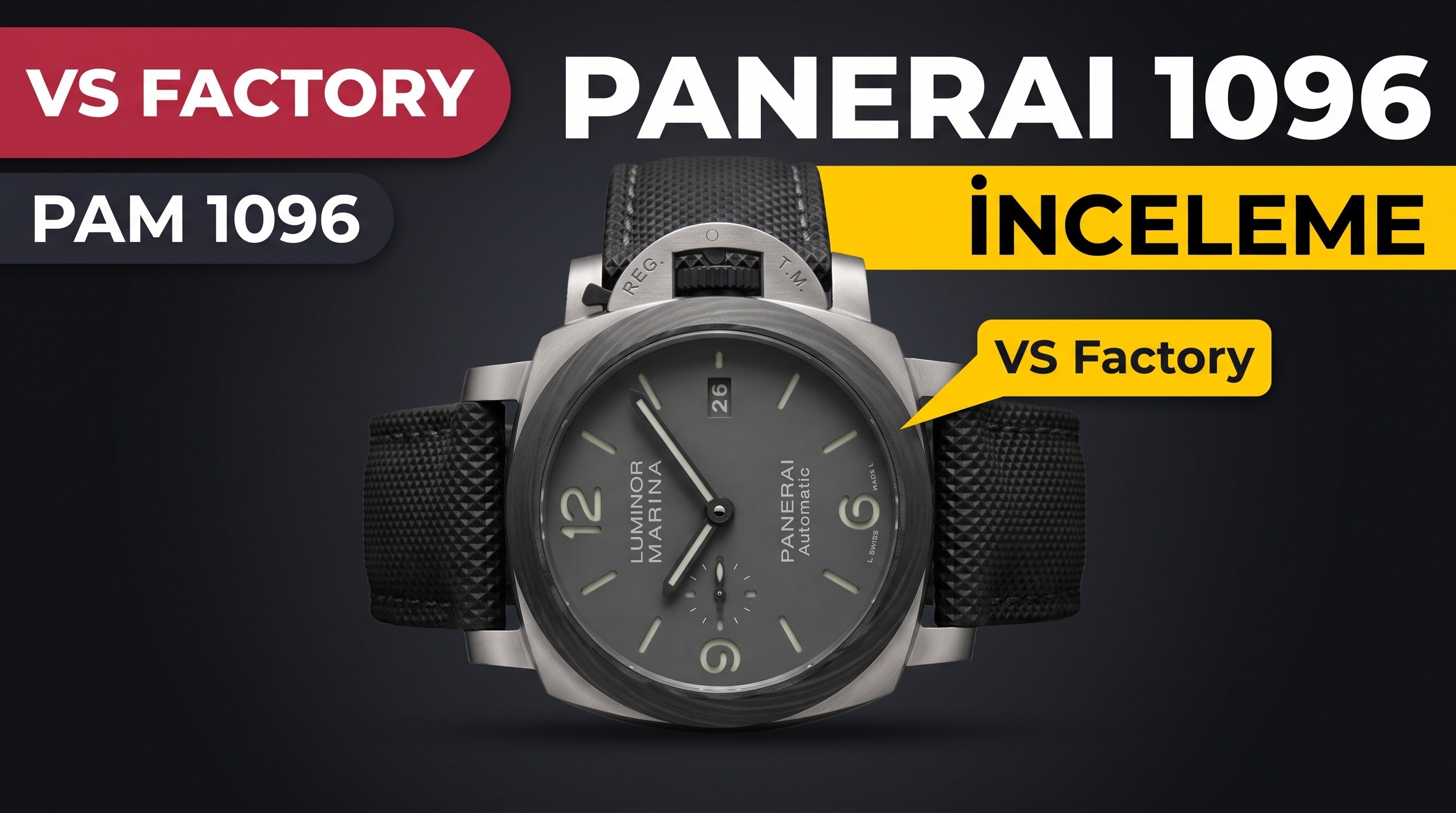 Vs Factory Panerai Pam1096 Replika Saat Inceleme...