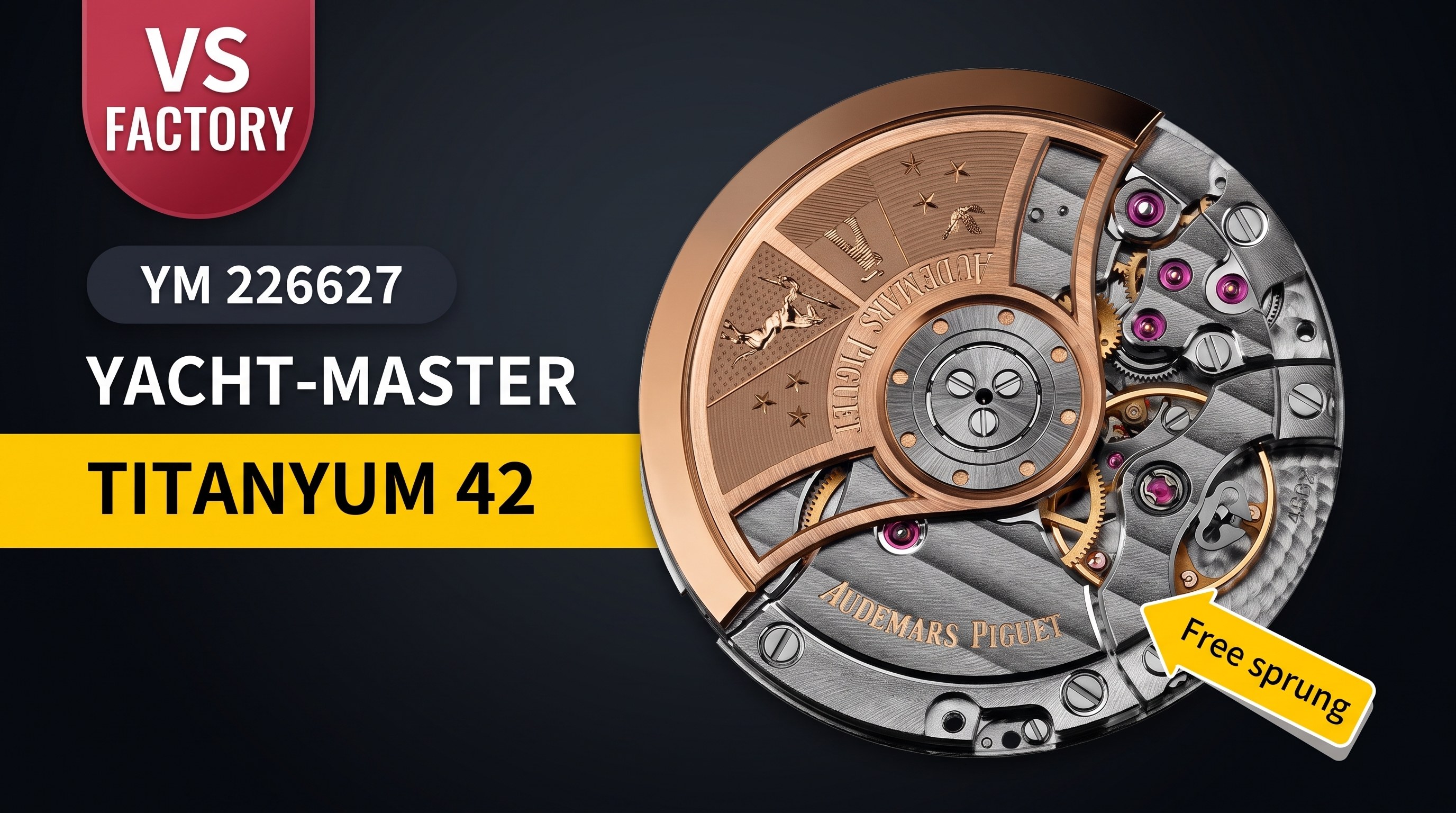 VS Factory YachtMaster Titanium 226627 Freifedernd