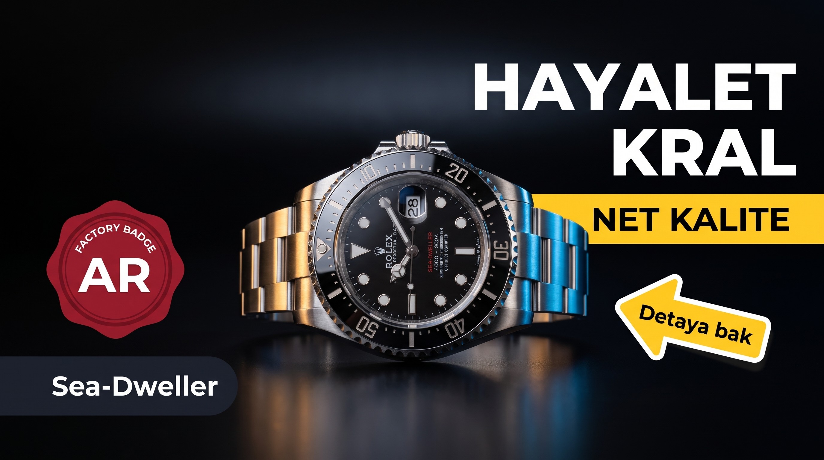 AR Factory Rolex Tek Kırmızı Hayalet Kral V3 sürümünün adı nereden geliyor?