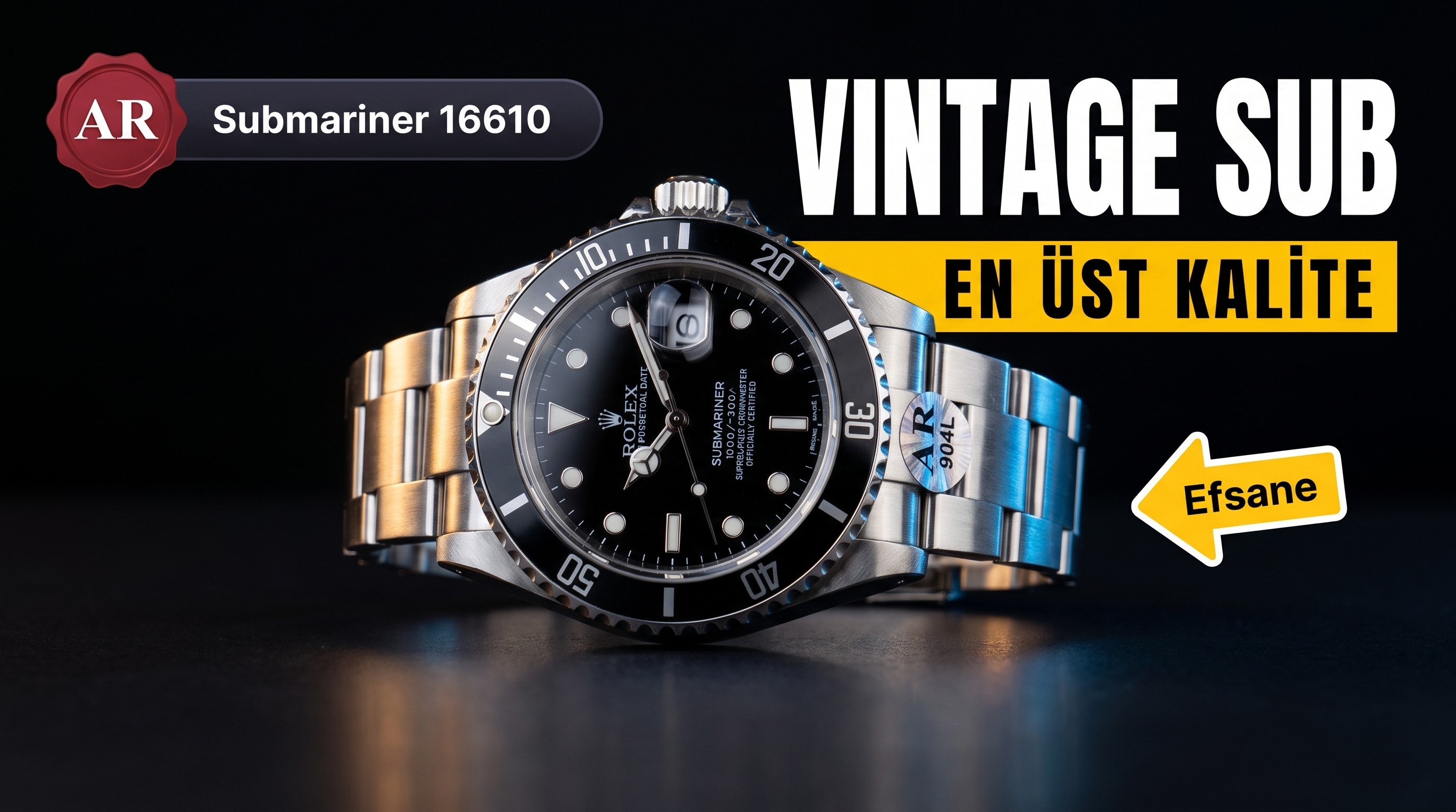 AR Factory Üretimi Vintage Submariner 16610
