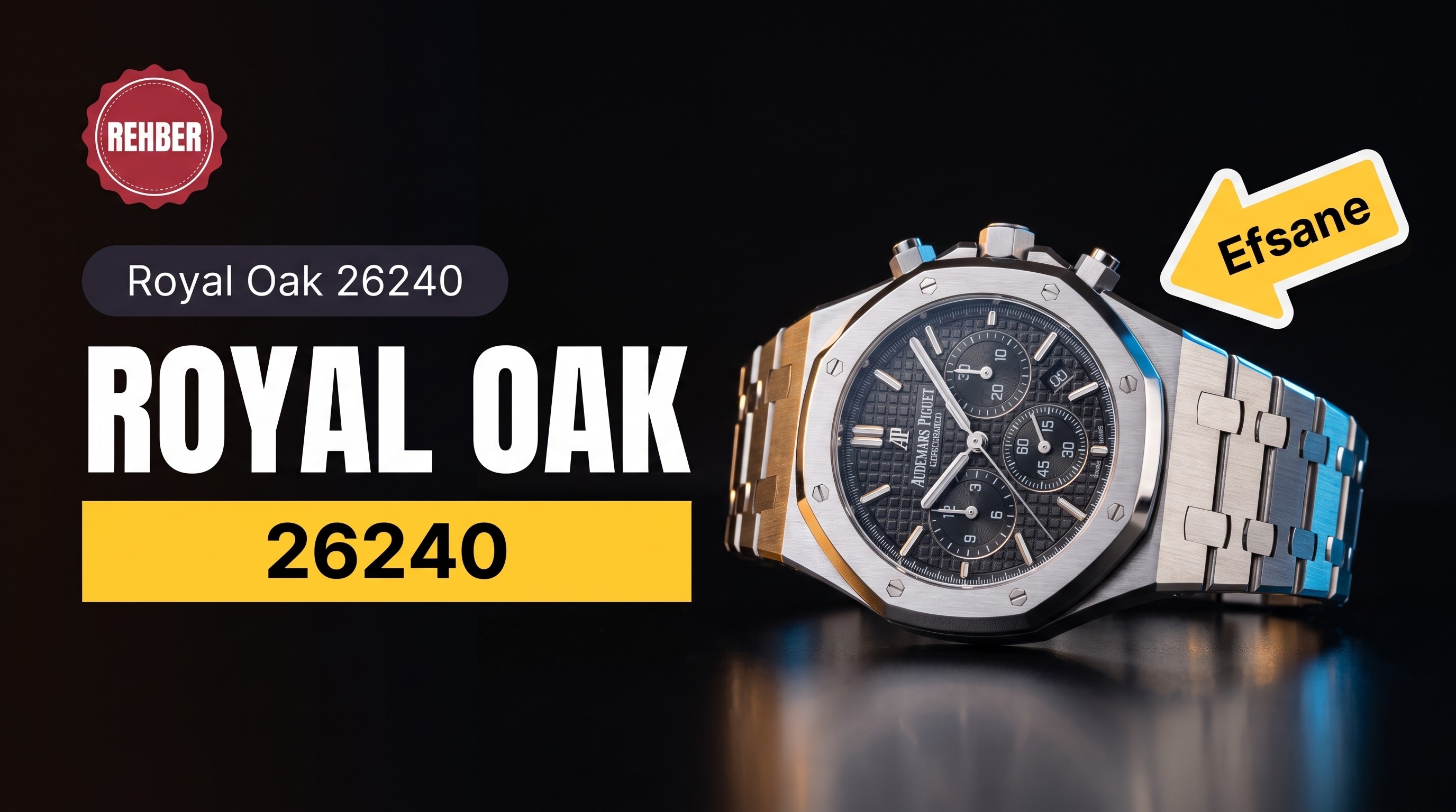 Audemars Piguet 26240 Royal Oak Mekanik Kol Saati - Ön Görünüm ve Kasa Tasarımı