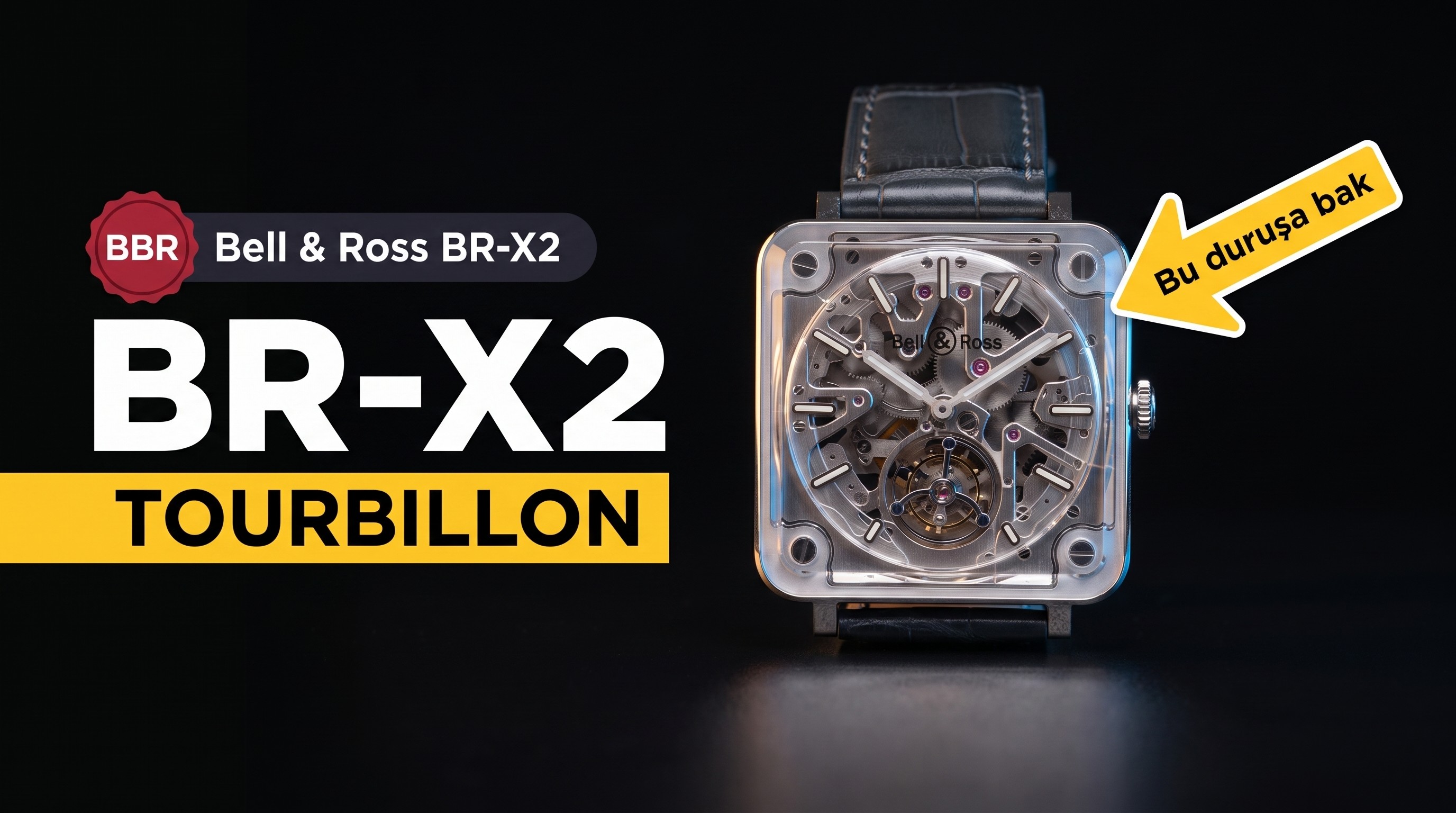 BBR Factory Bell&Ross BR-X2 Tourbillon üst segment koleksiyoner saati