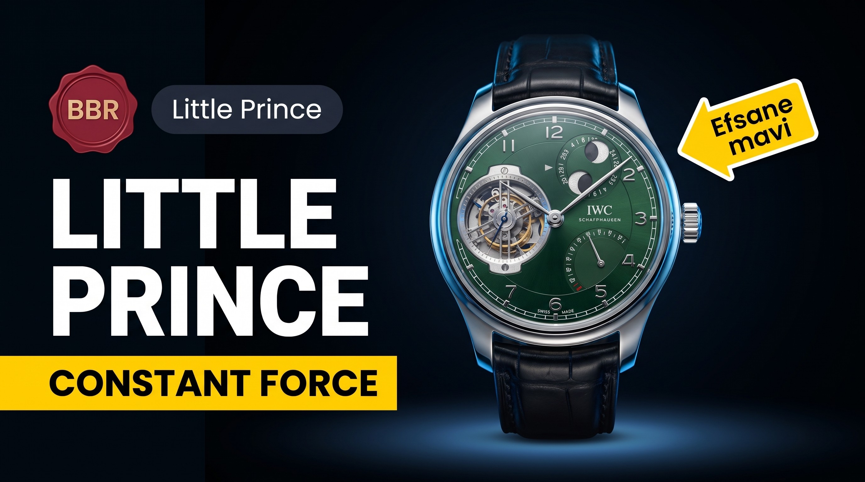 BBR Factory IWC Little Prince Pilot Constant-Force Tourbillon işçilik incelemesi