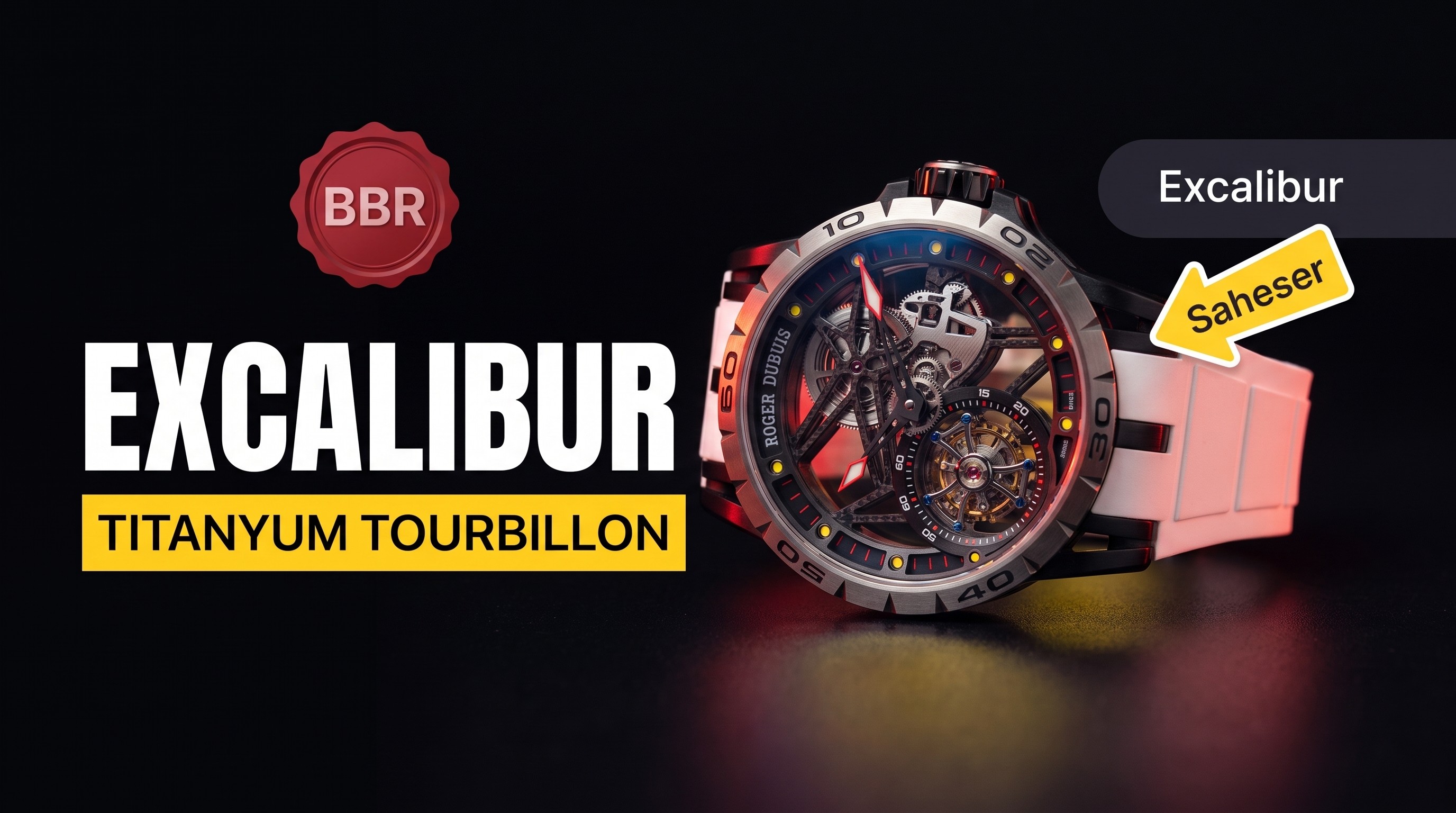 BBR Factory Roger Dubuis 0549 Titanyum Tourbillon 2020 Yeni Model Saat İncelemesi