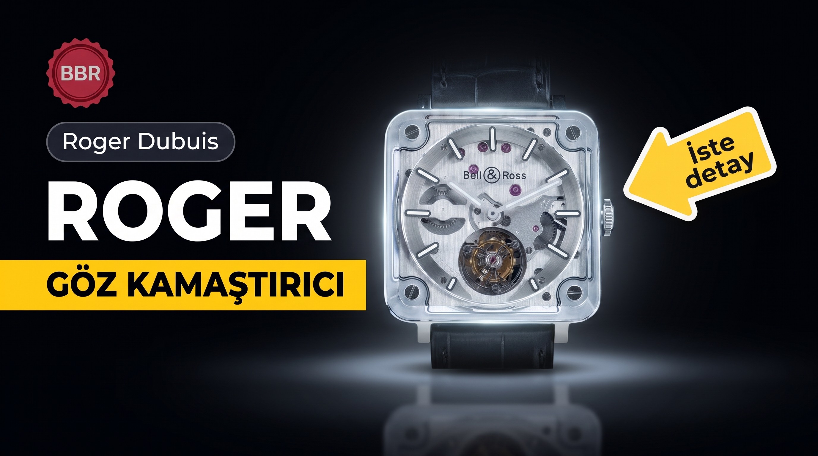 BBR Factory Roger Dubuis Titanyum Tourbillon RDDBEX0479 Saat