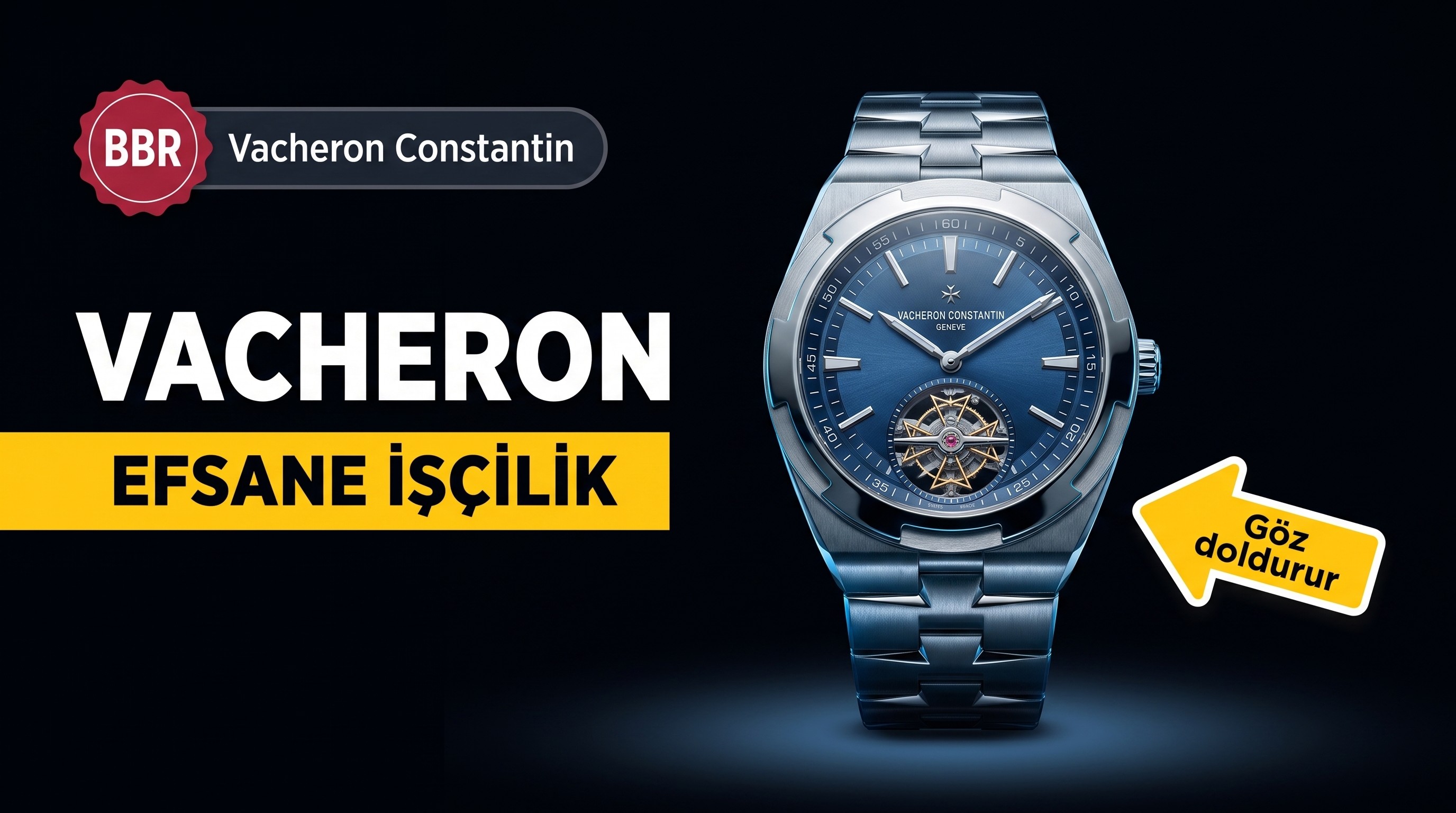 BBR Factory Vacheron Constantin Overseas Tourbillon Replika Saat
