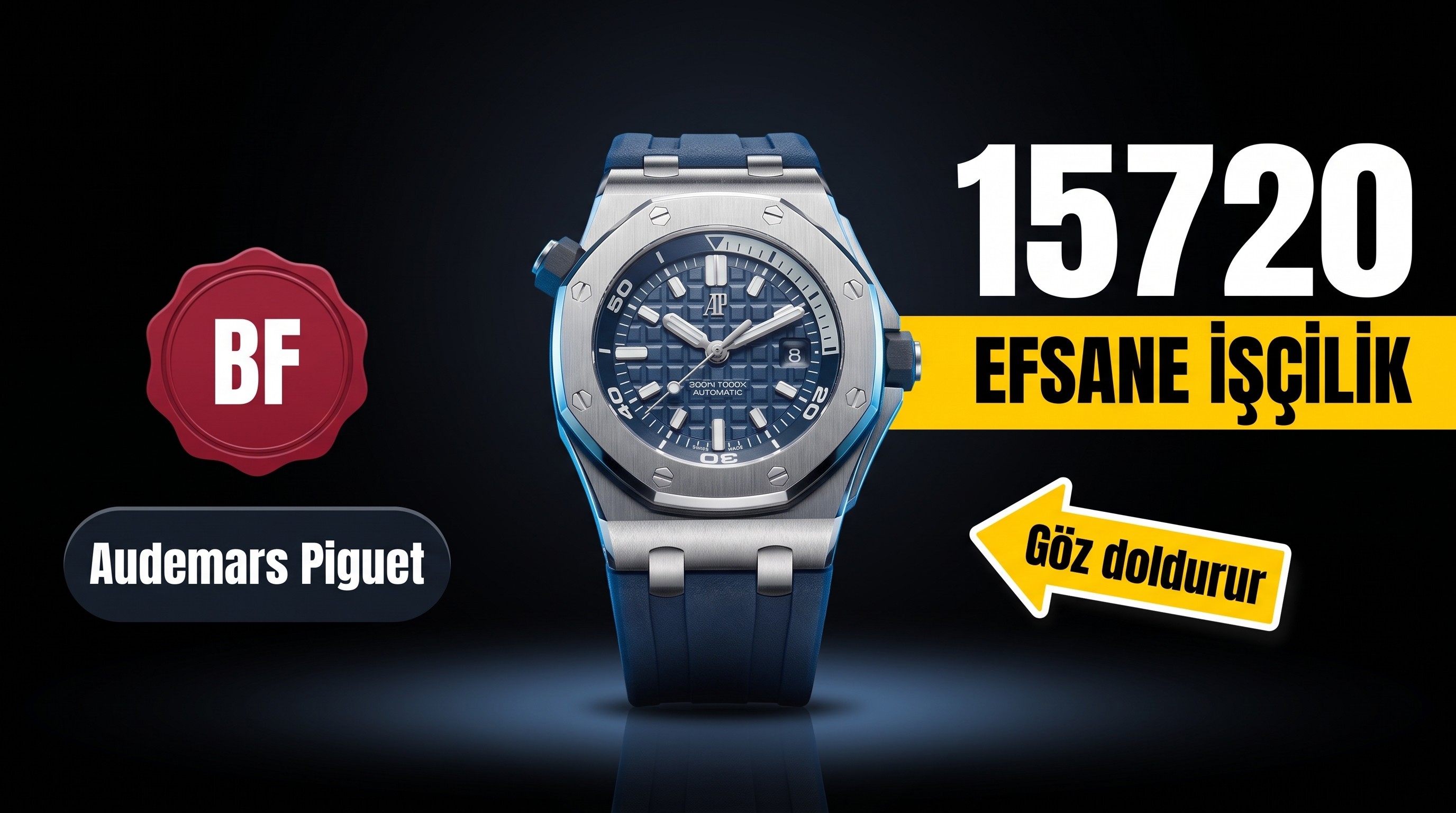 BF Factory Audemars Piguet 15720 replika saatin işçiliği iyi mi?