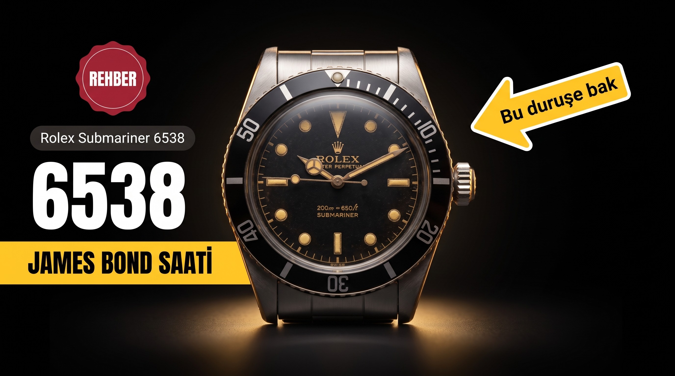 Rolex Submariner 6538 İncelemesi