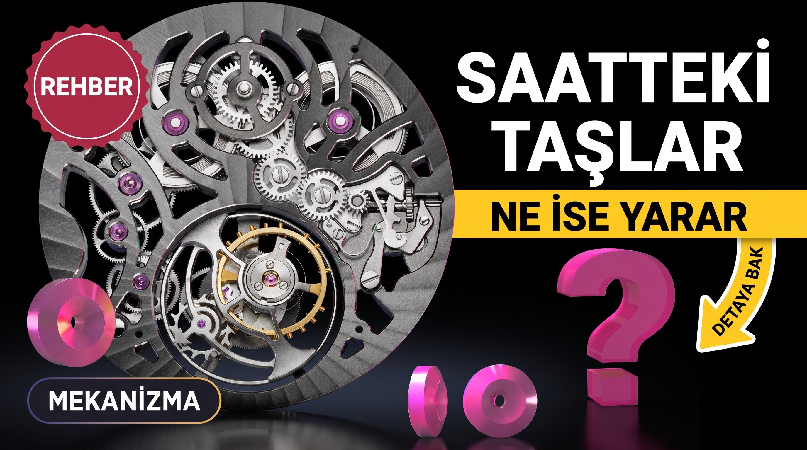 Bir Saatteki Taşlar Ne İşe Yarar?