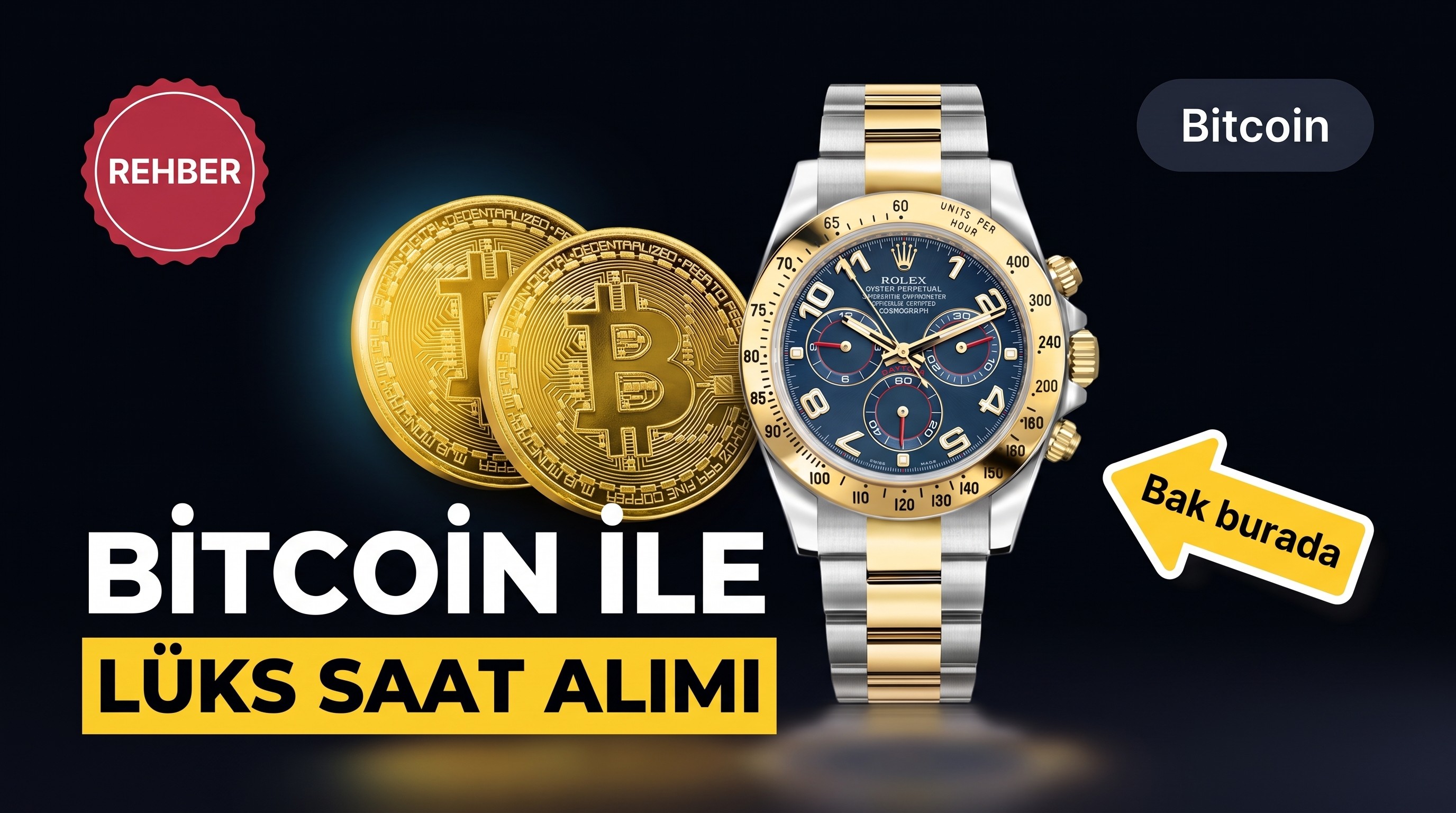 Bitcoin ile Lüks Saat Nasıl Alınır