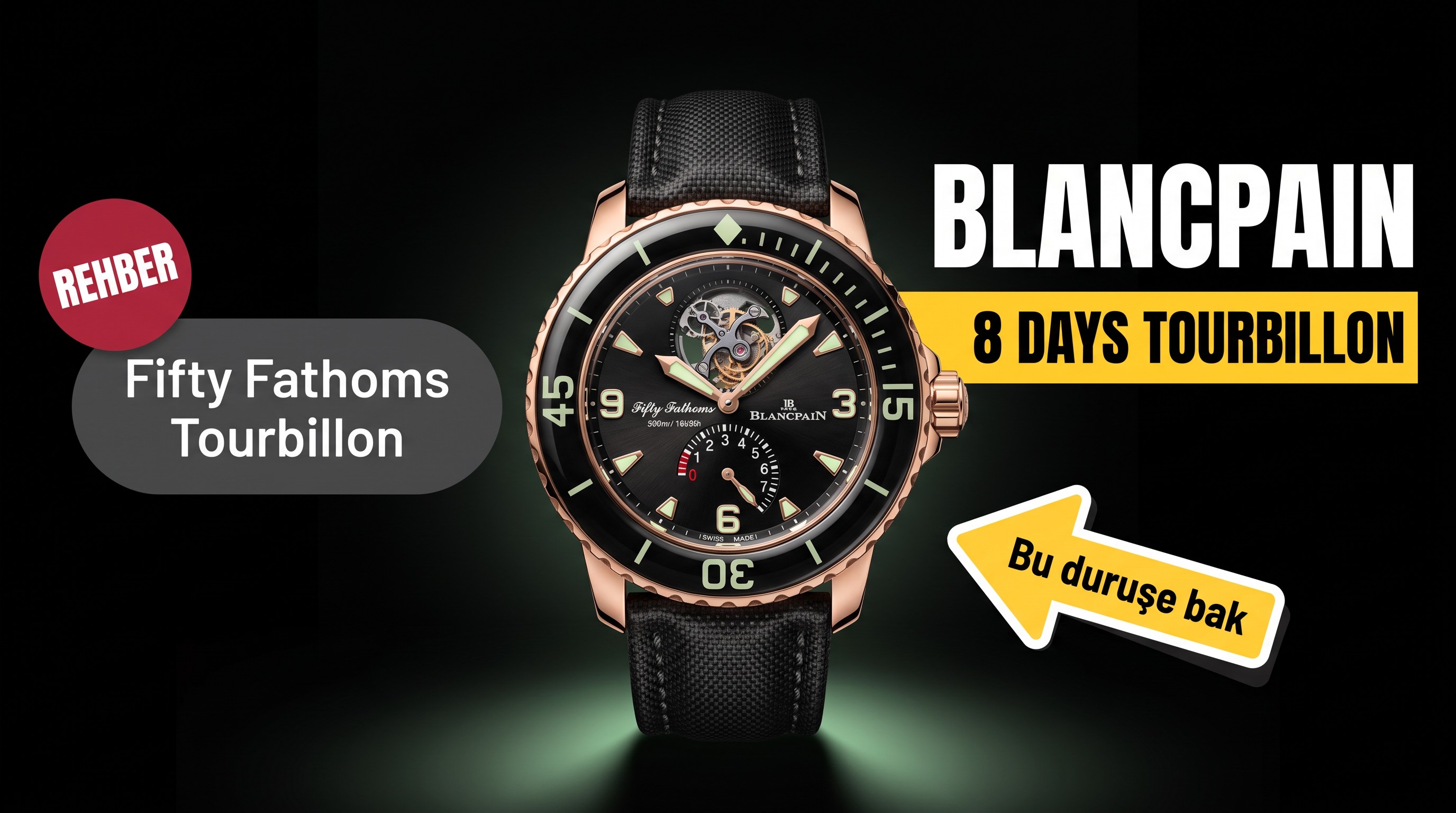 Blancpain Fifty Fathoms Tourbillon 8 Days İncelemesi