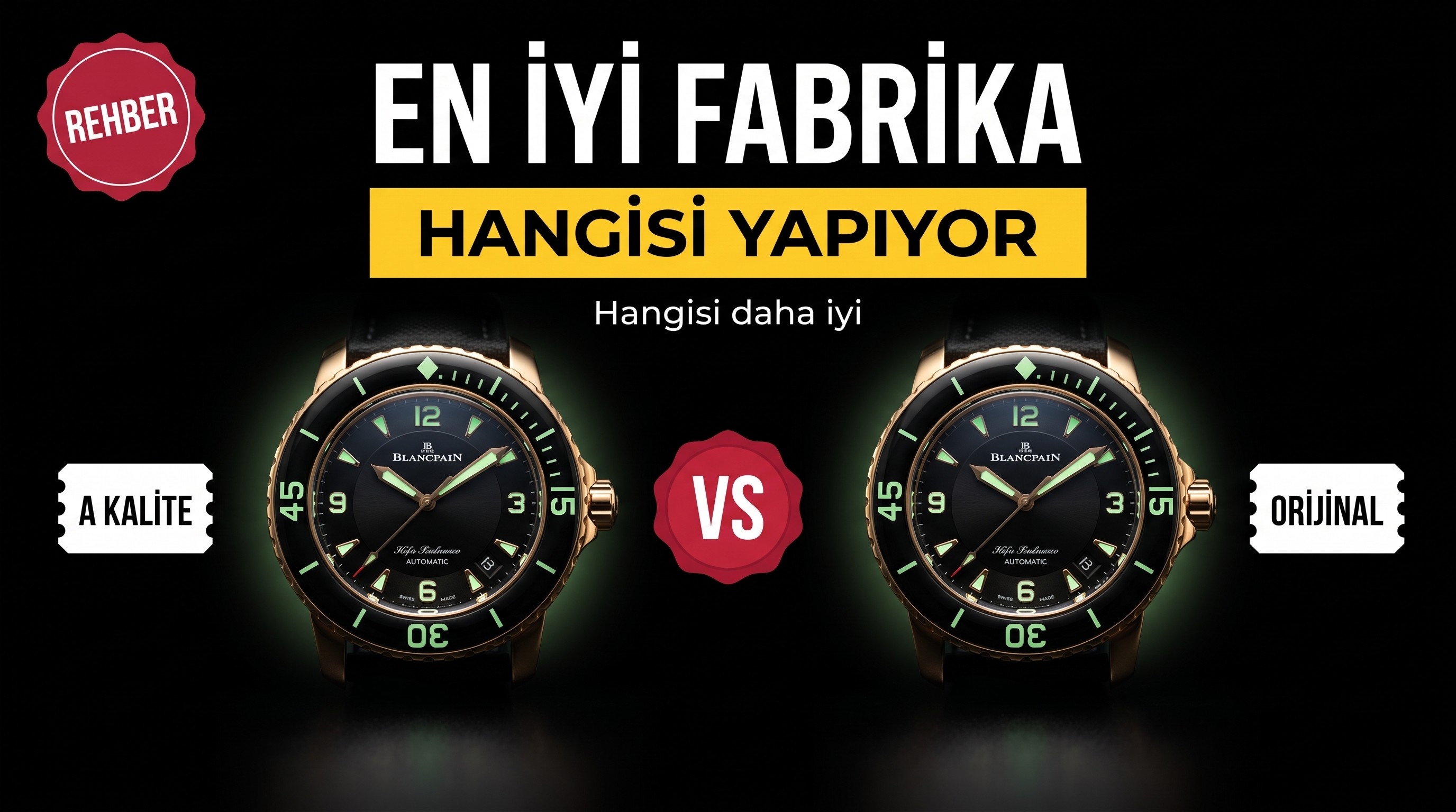 Blancpain replika saatini en iyi hangi fabrika yapıyor?