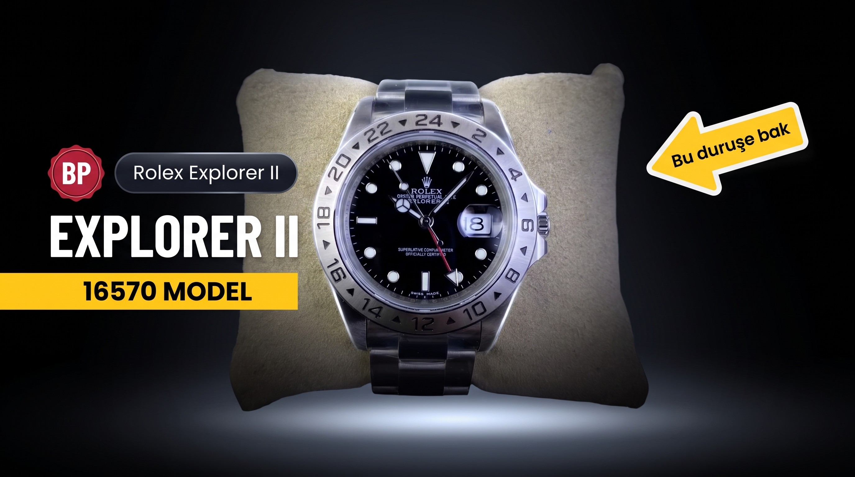 BP vintage Rolex Explorer II 16570