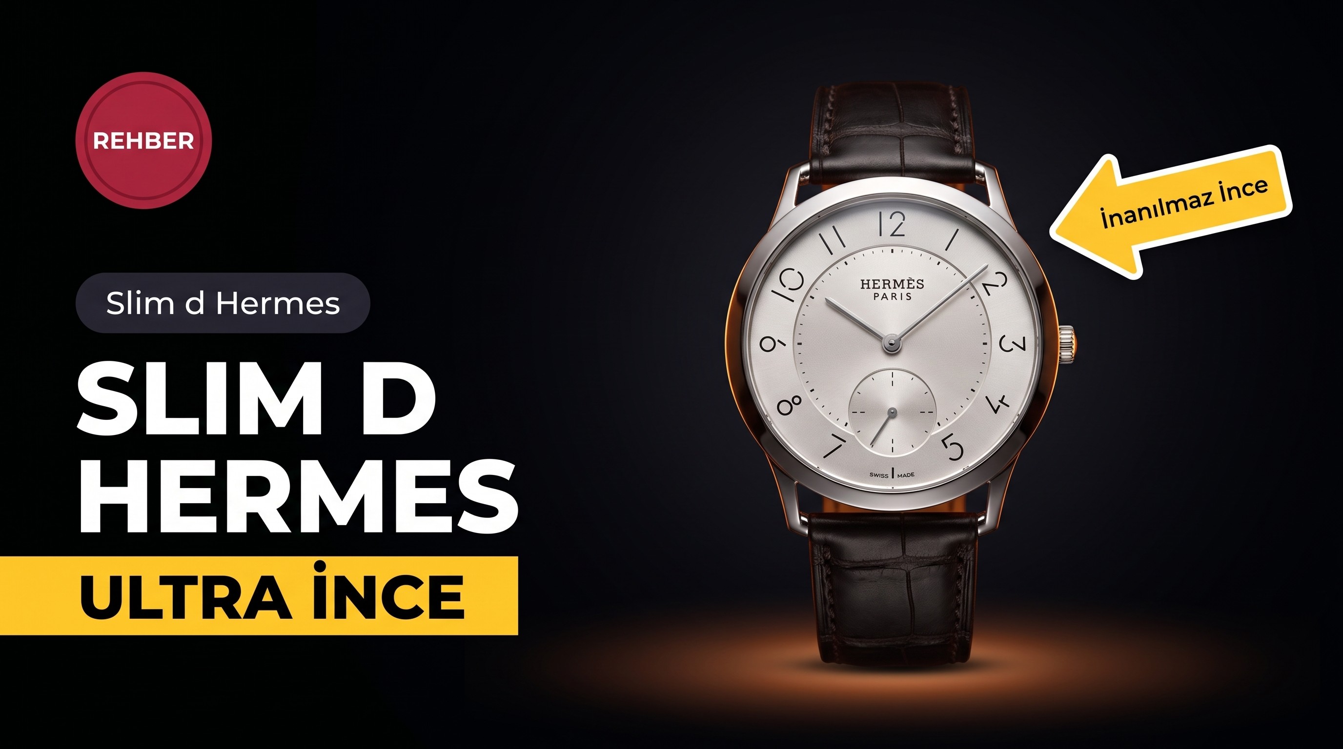 Bu Saatin Ne Kadar İnce Olduğuna İnanamayacaksınız: Slim d'Hermes İncelemesi